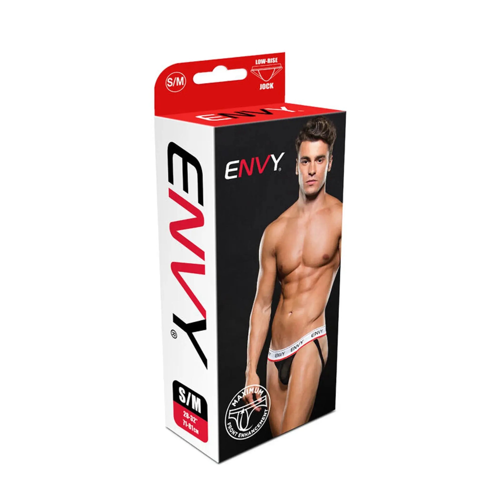 Envy Low-Rise Jock Black X-Gen Products