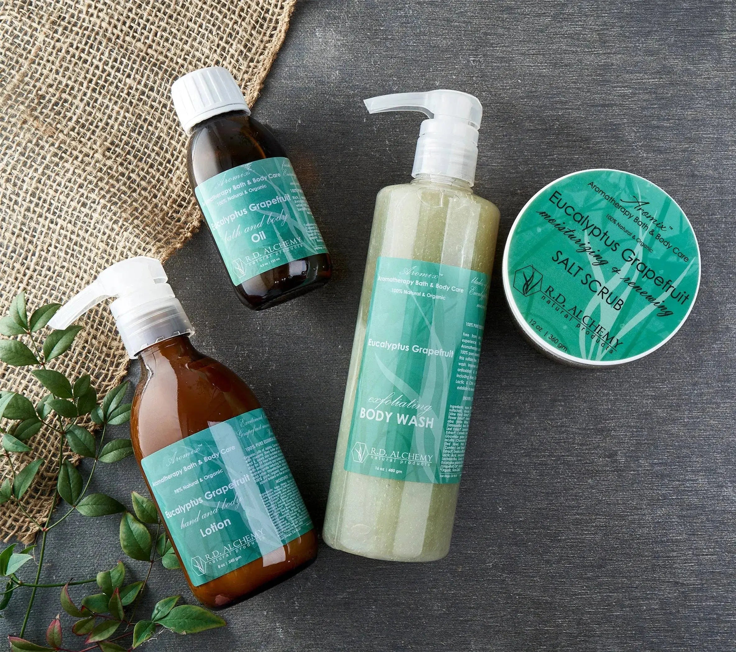 Eucalyptus Grapefruit Bath & Body Oil R.D. Alchemy Natural Products