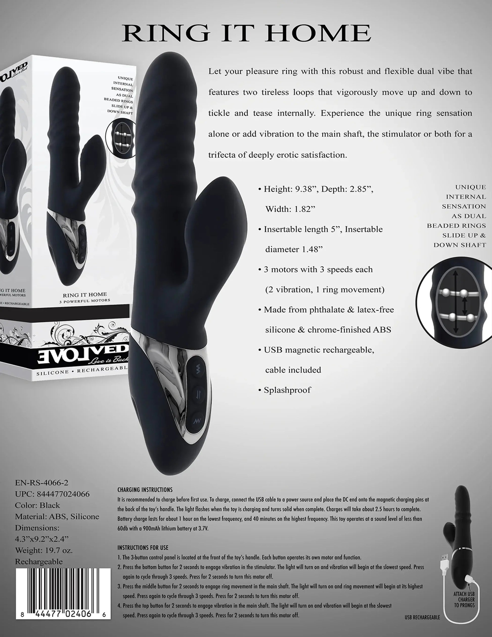 Evolved Ring It Home Vibrator Evolved Novelties