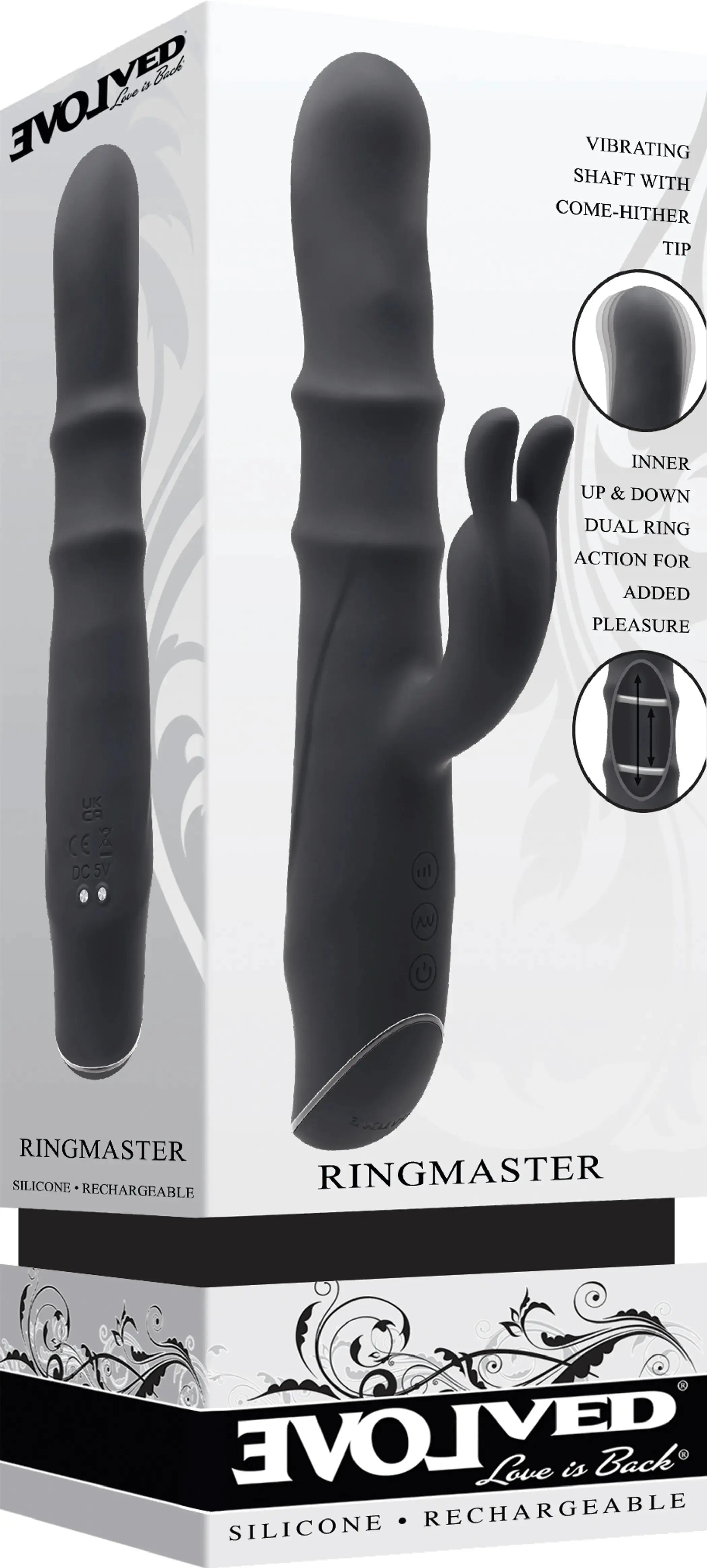 Evolved Ringmaster Rabbit Vibrator Evolved Novelties