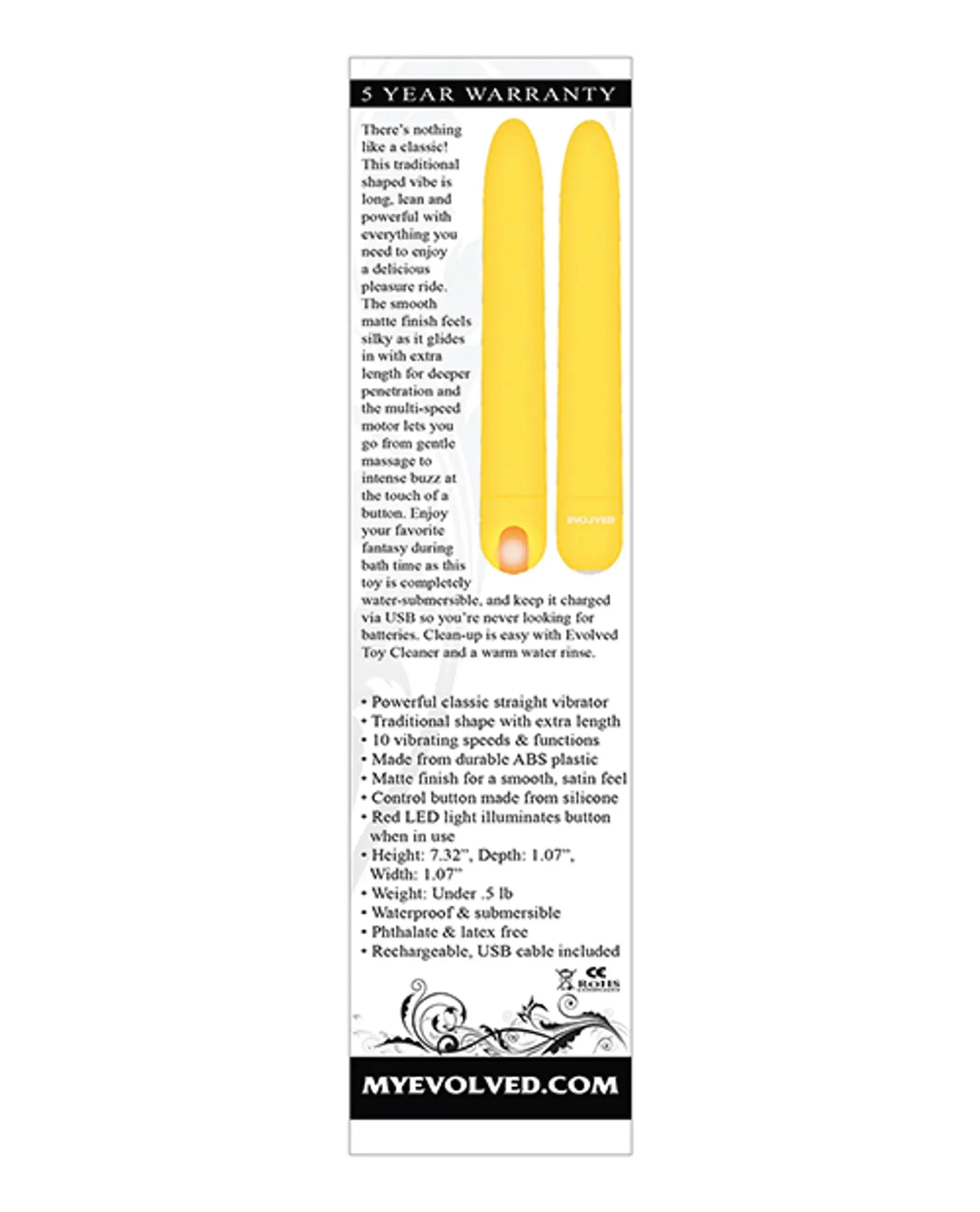 Evolved Sunny Sensations Vibrator Evolved Novelties
