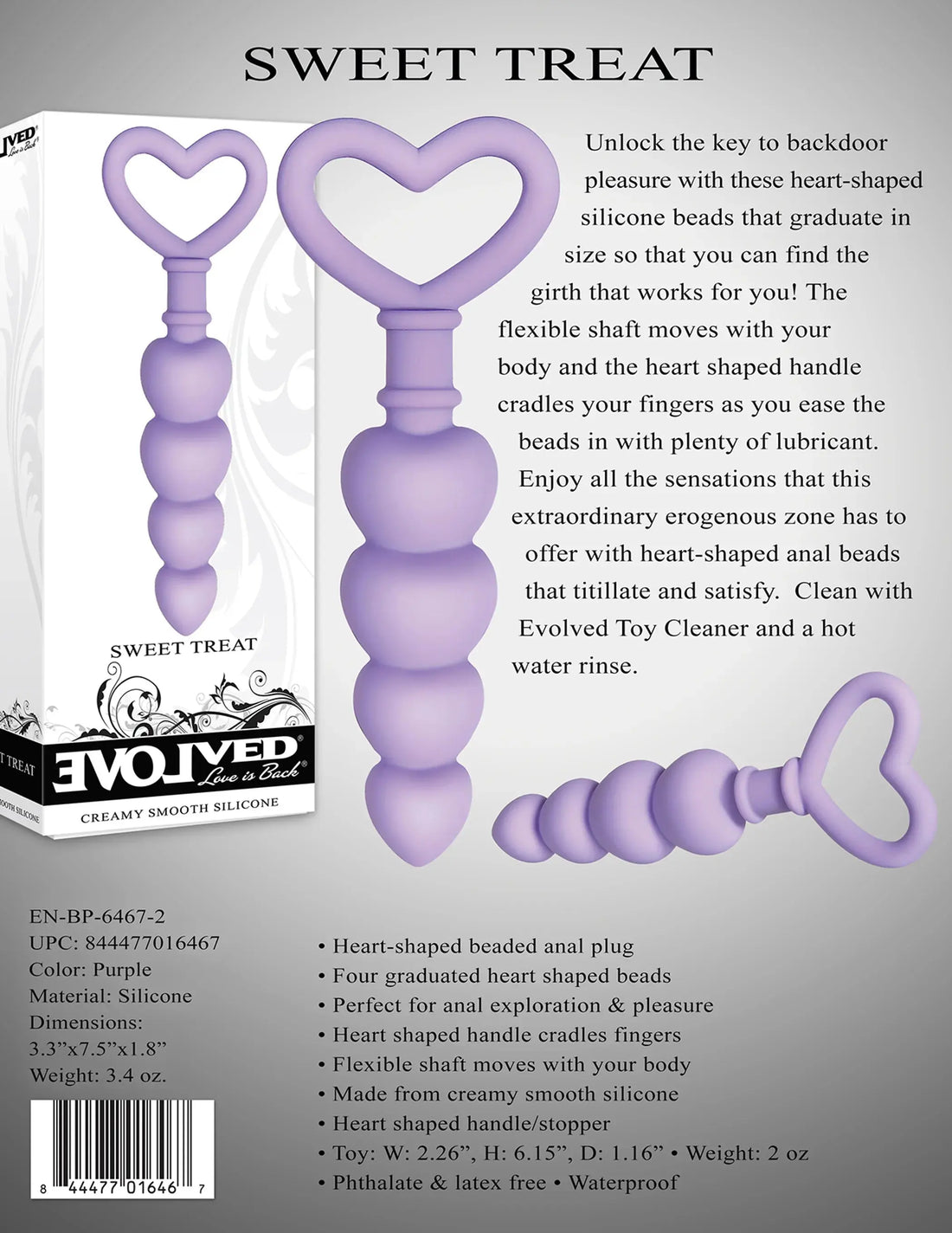 Evolved Sweet Treat Anal Plug Evolved Novelties