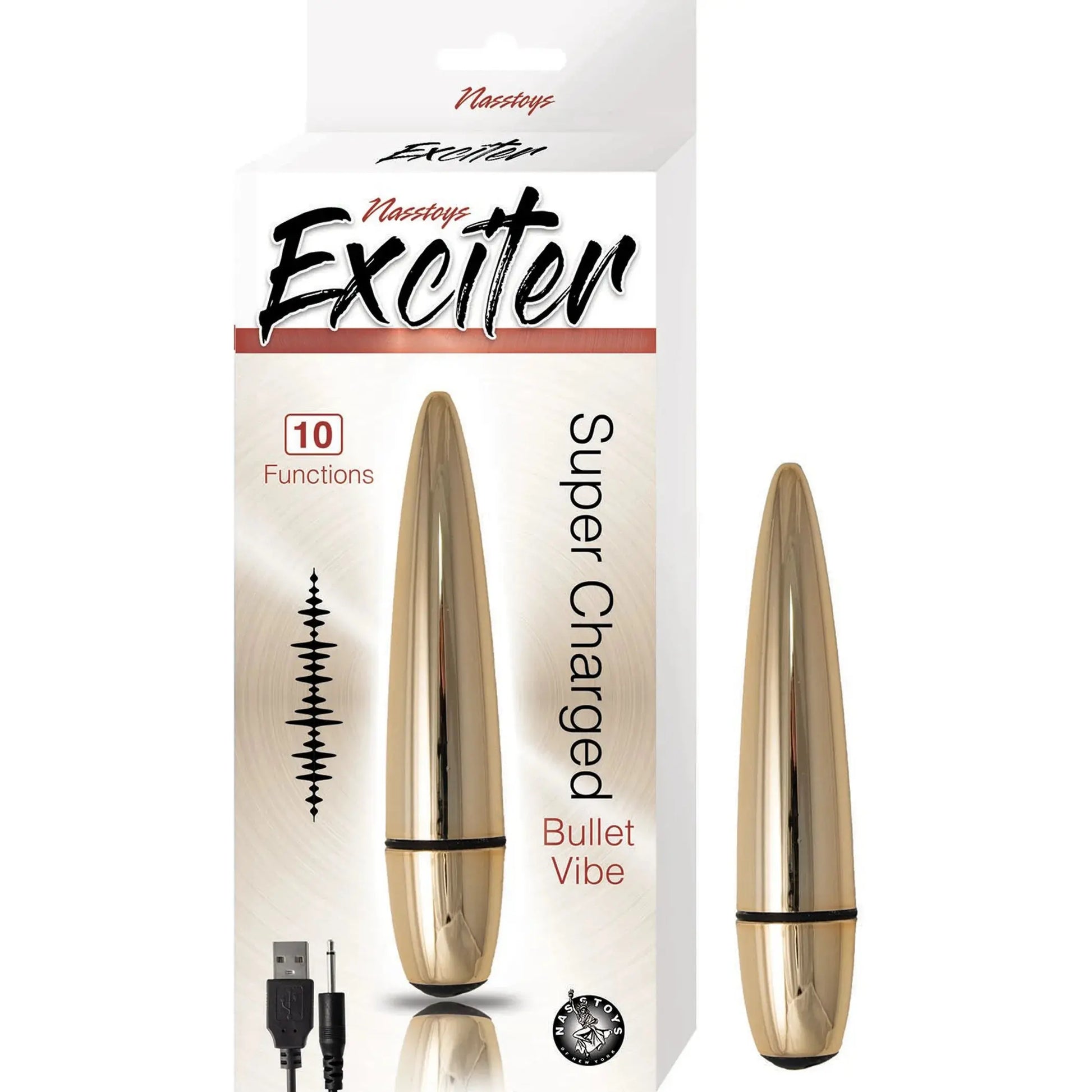 Exciter Bullet Vibe Gold Nasstoys