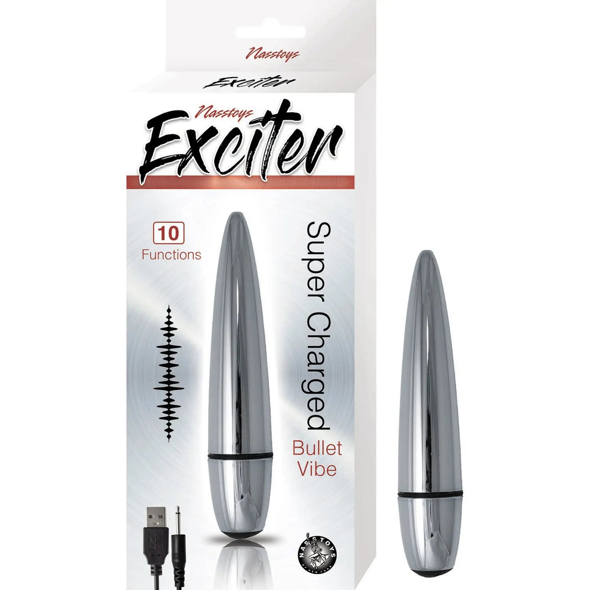 Exciter Bullet Vibe Silver Nasstoys