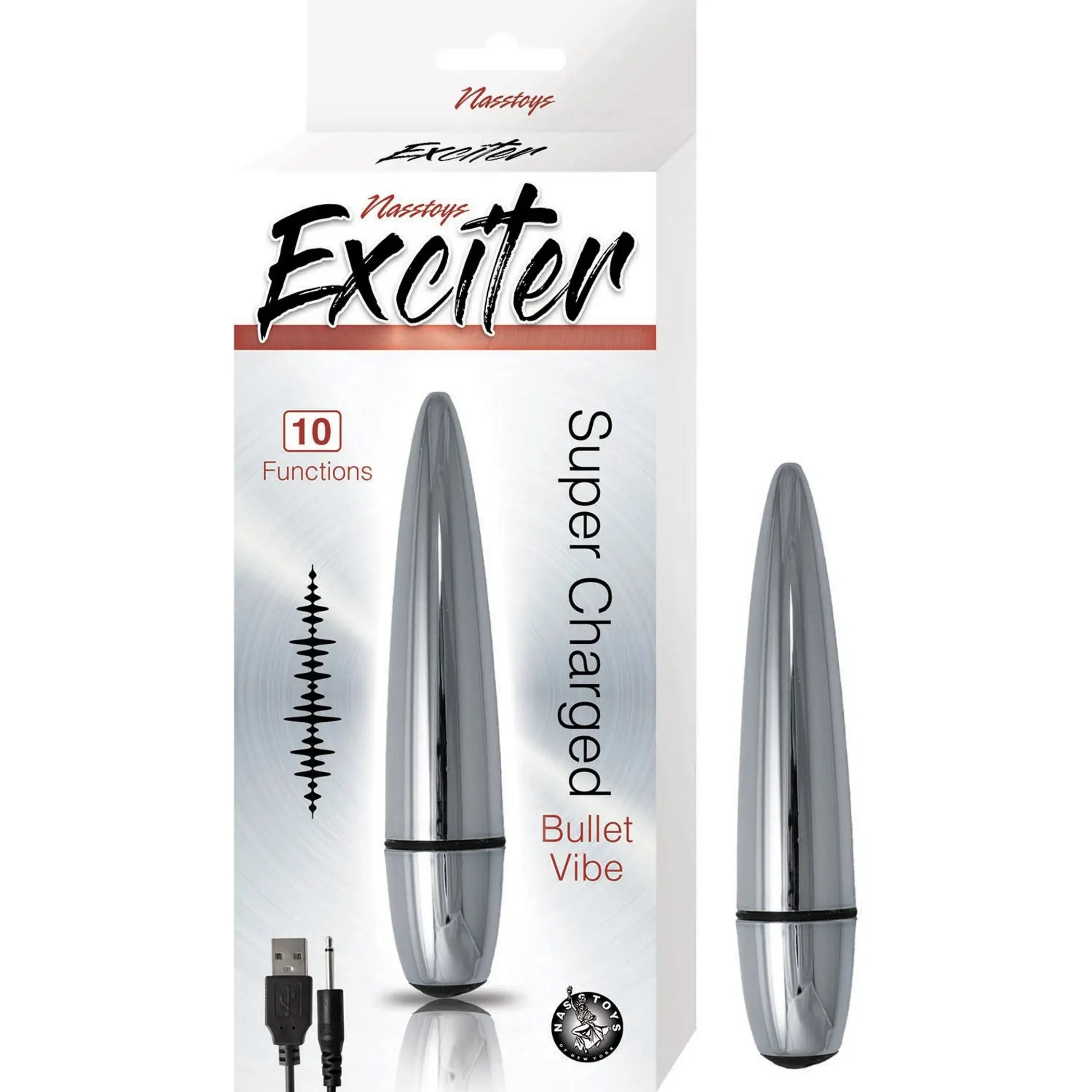 Exciter Bullet Vibe Silver Nasstoys