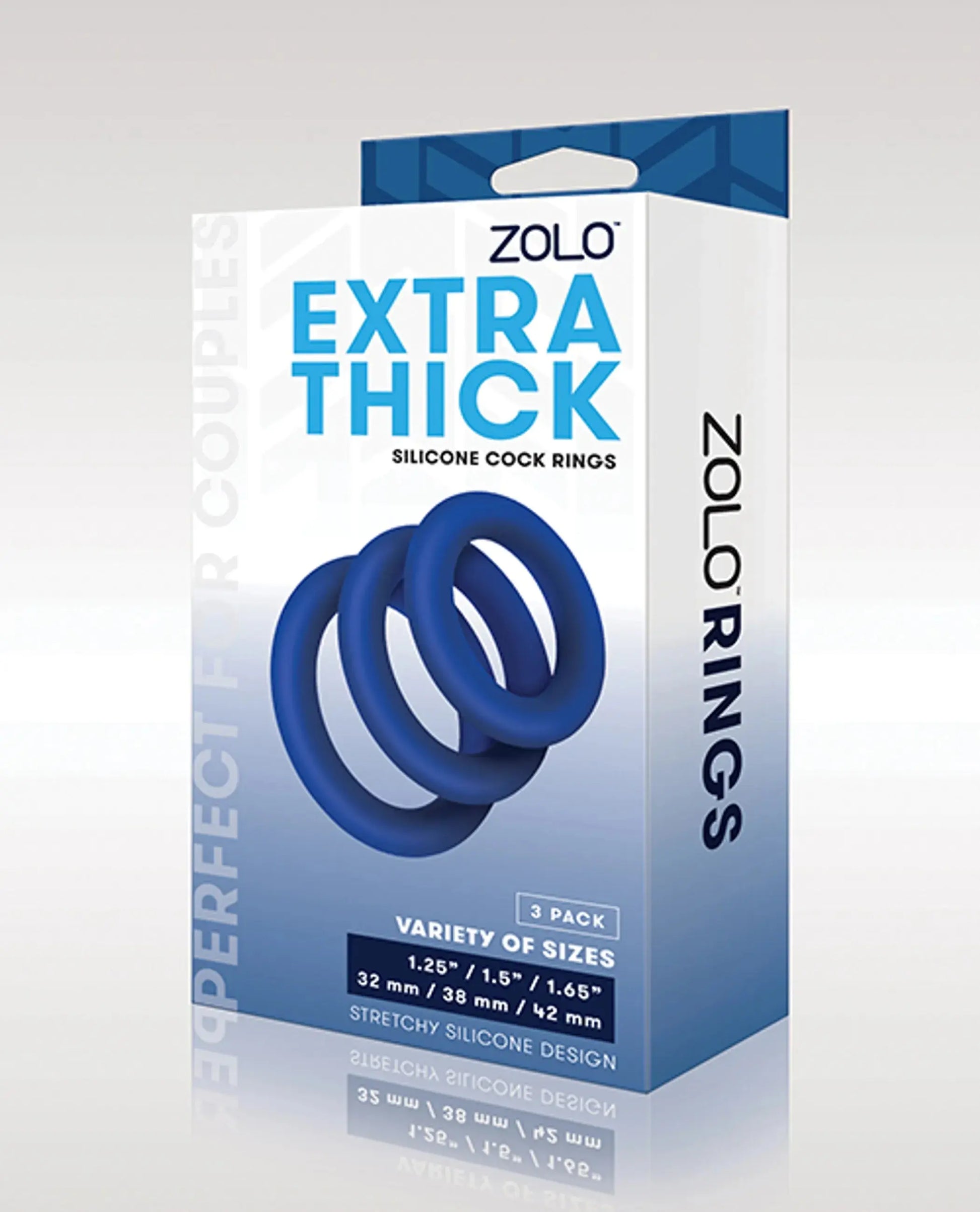 Extra Thick Silicone Cock Ring 3-Pack X-Gen Products