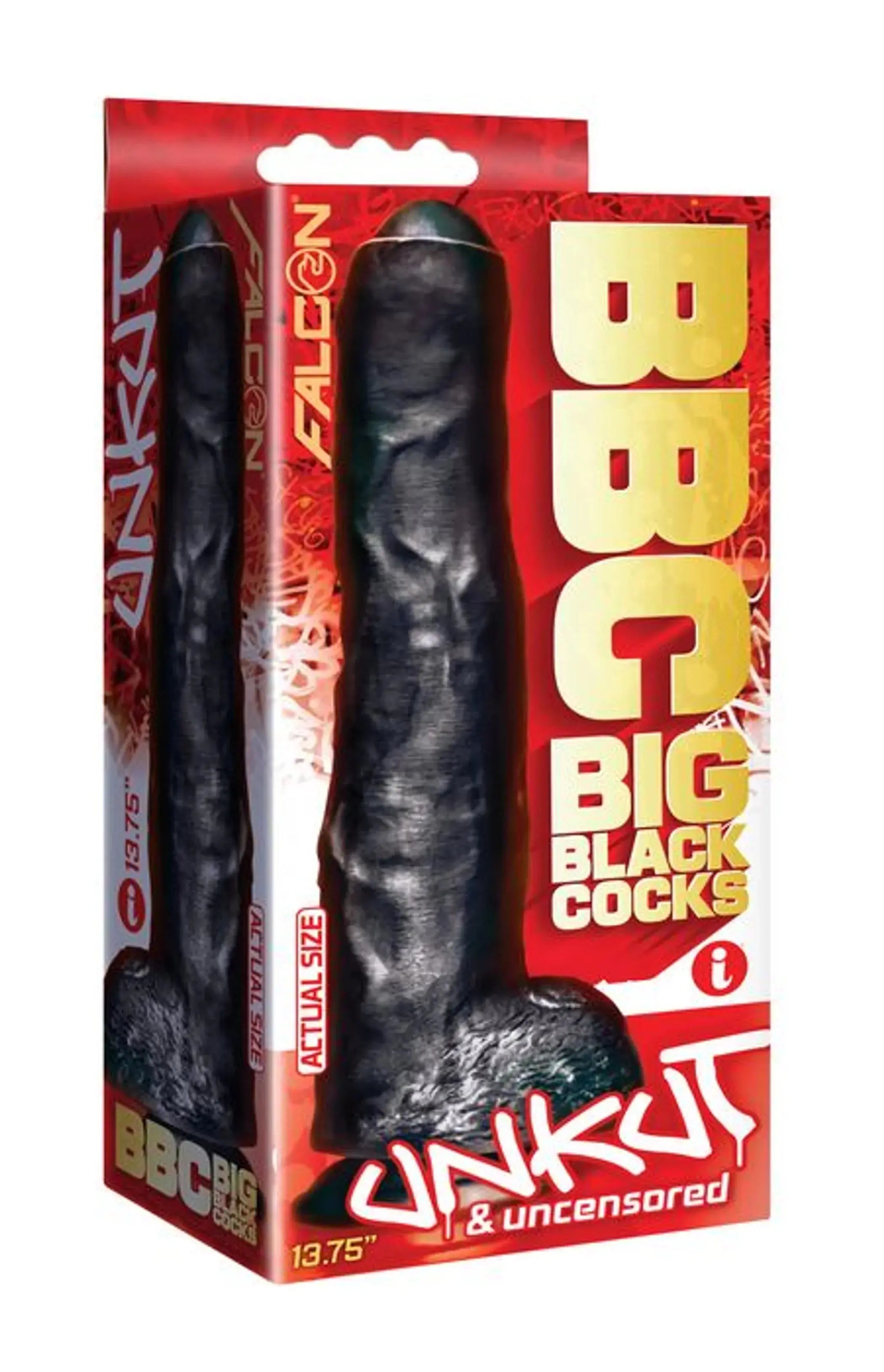 FALCON BIG BLACK COCK UNCUT Icon Brands