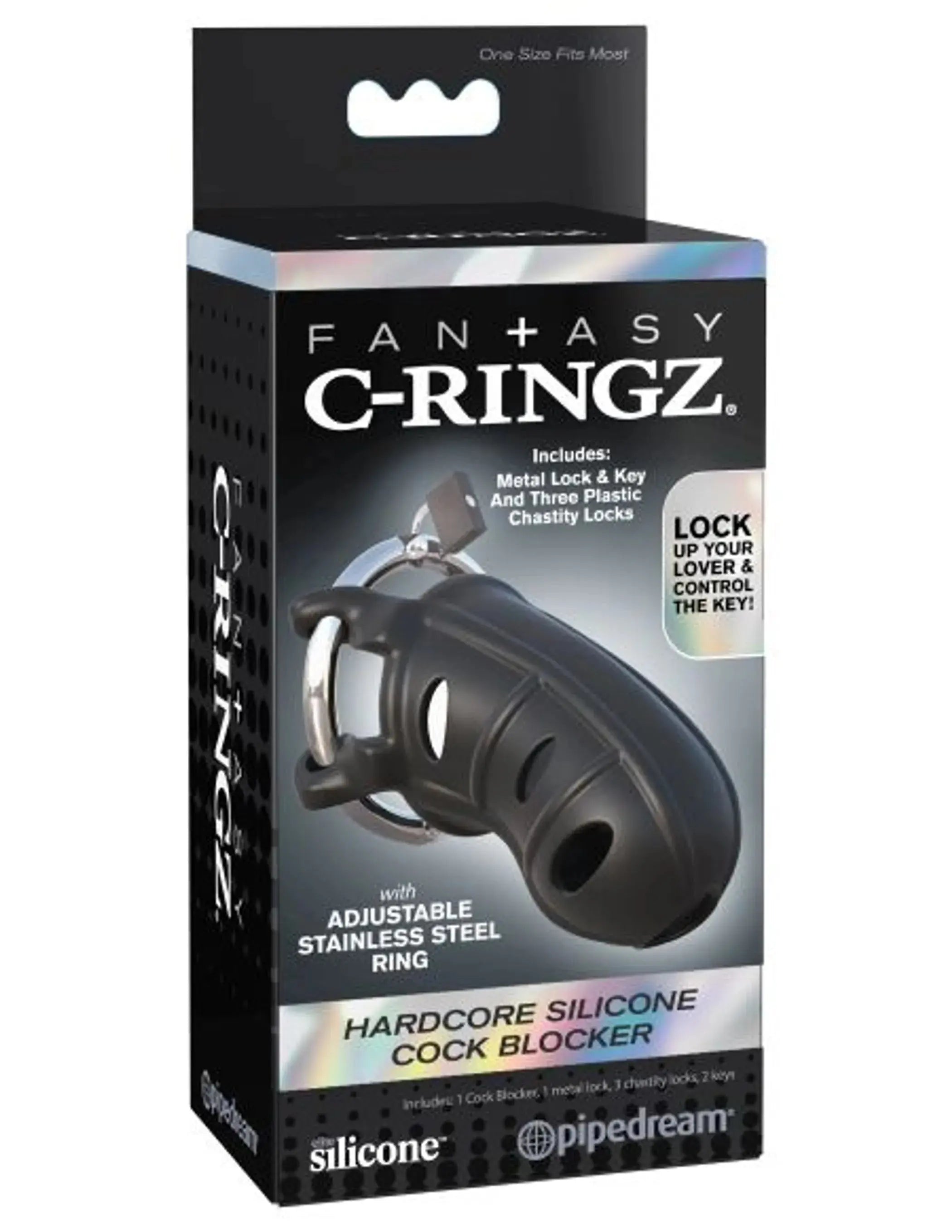 FANTASY C-RINGZ HARDCORE COCK BLOCKER Pipedream Products