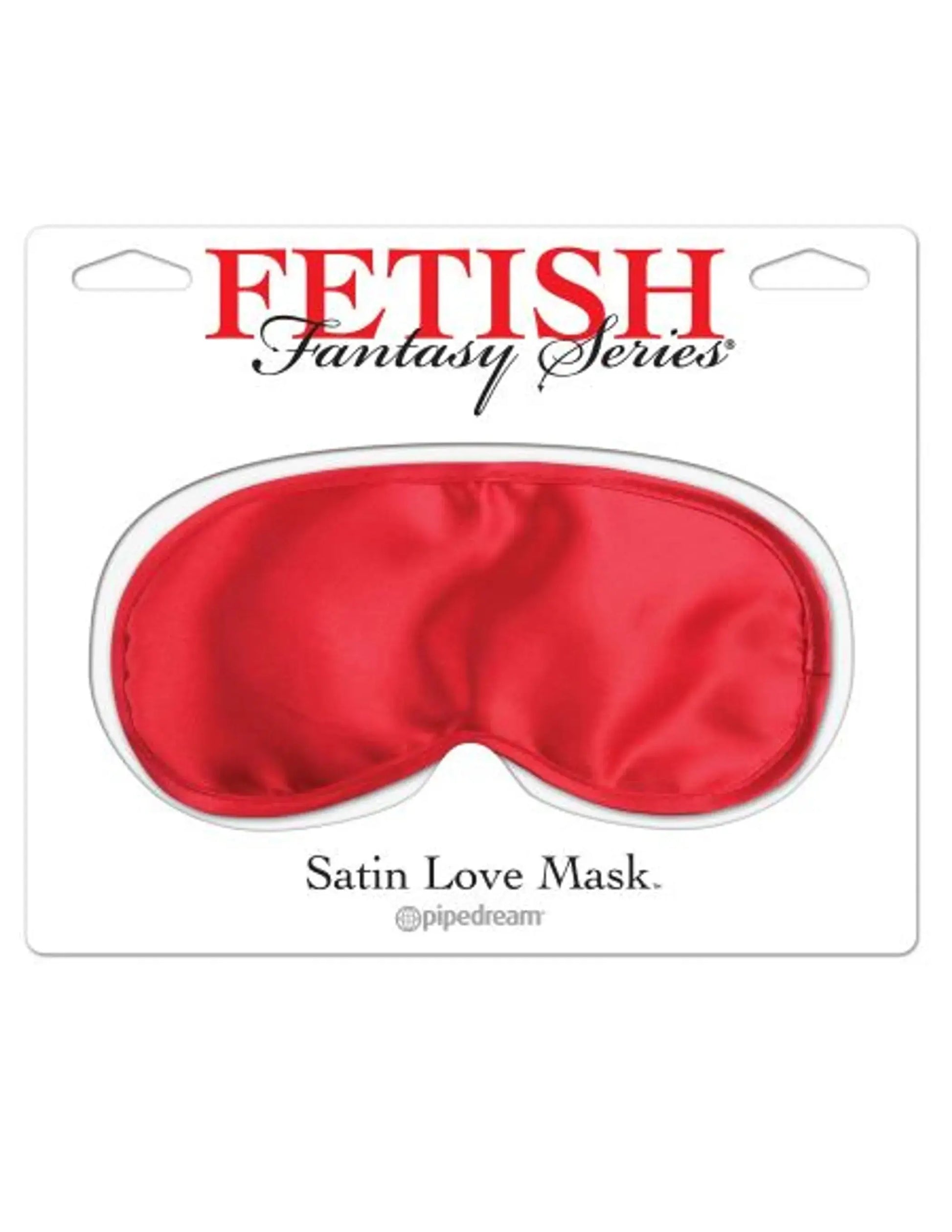 FETISH FANTASY LOVE MASK-RED SATIN Pipedream Products