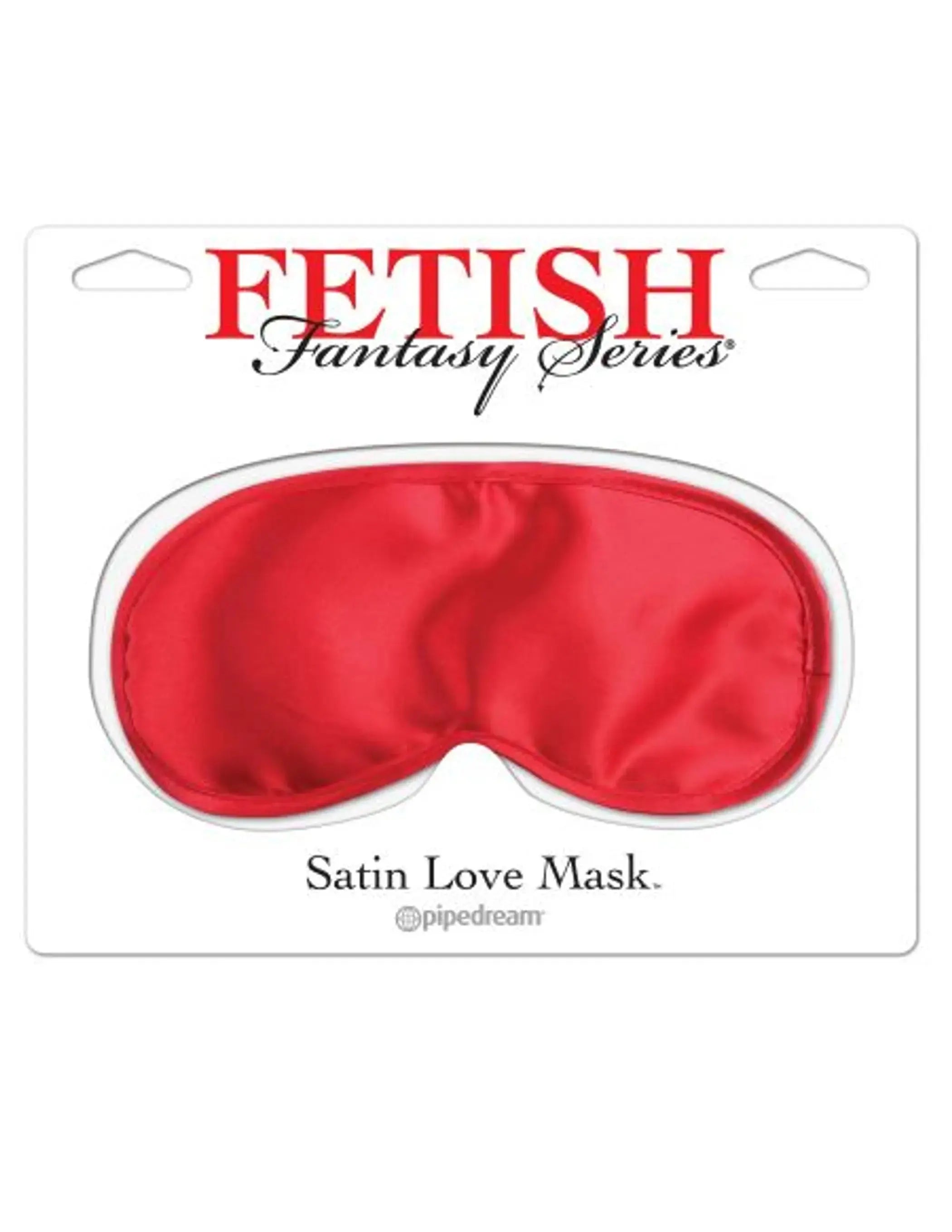 FETISH FANTASY LOVE MASK-RED SATIN Pipedream Products