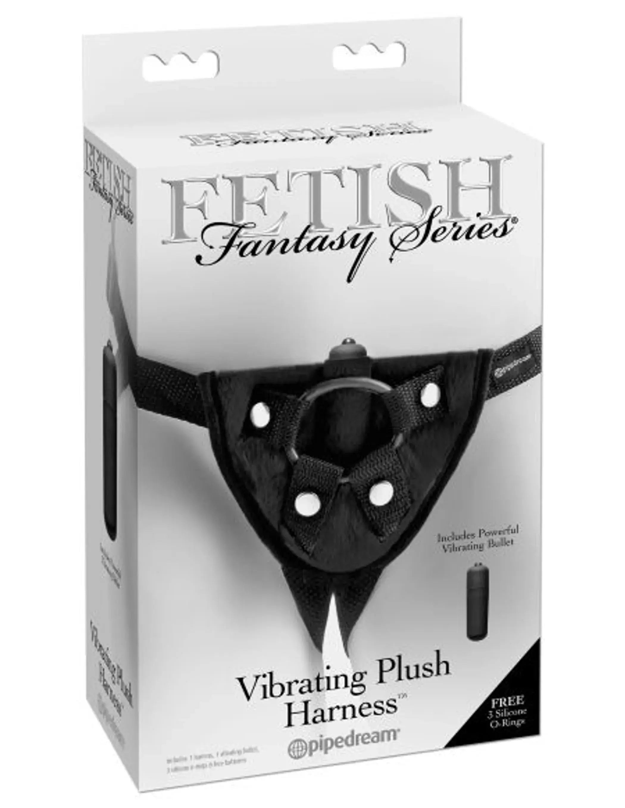 FETISH FANTASY PLUSH HARNESS VIBRATING Pipedream Products
