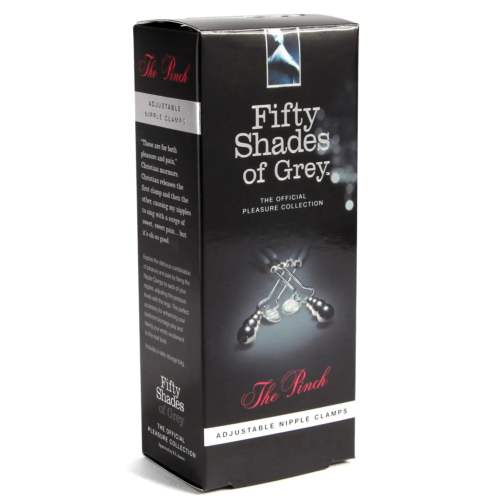 FIFTY SHADES ADJUSTABLE NIPPLE CLAMPS Love Honey