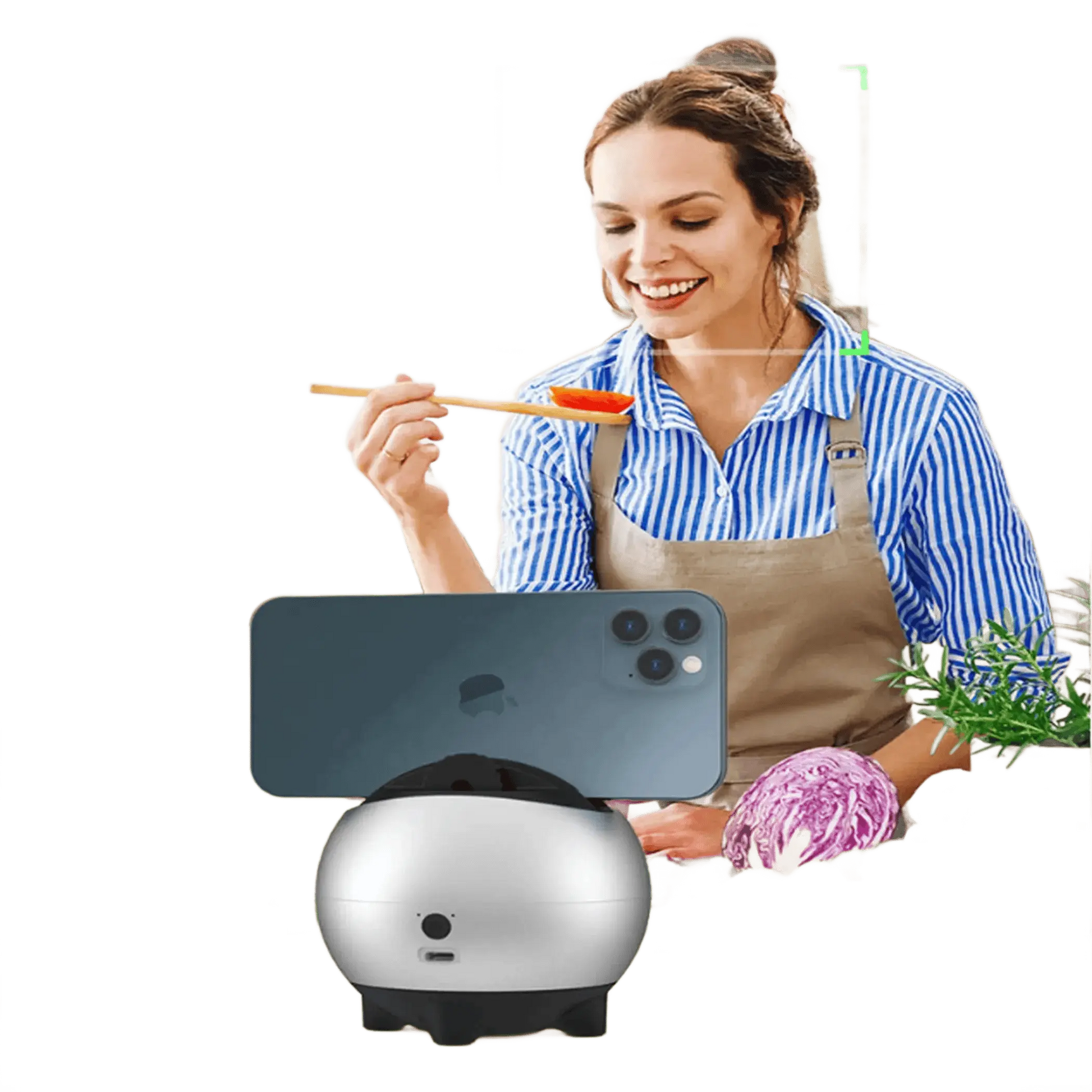 Face Recognition 360 AI Based Photo And Video Shooting Gimble Stand For Your Smartphone Vista Shops