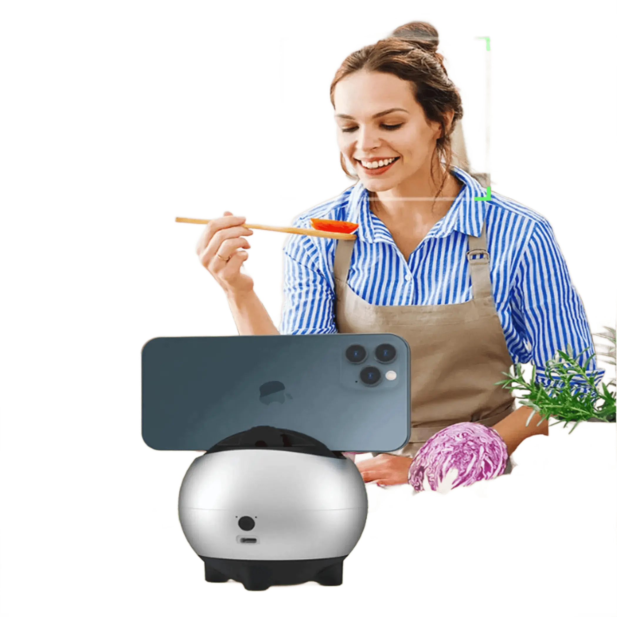 Face Recognition 360 AI Based Photo And Video Shooting Gimble Stand For Your Smartphone Vista Shops