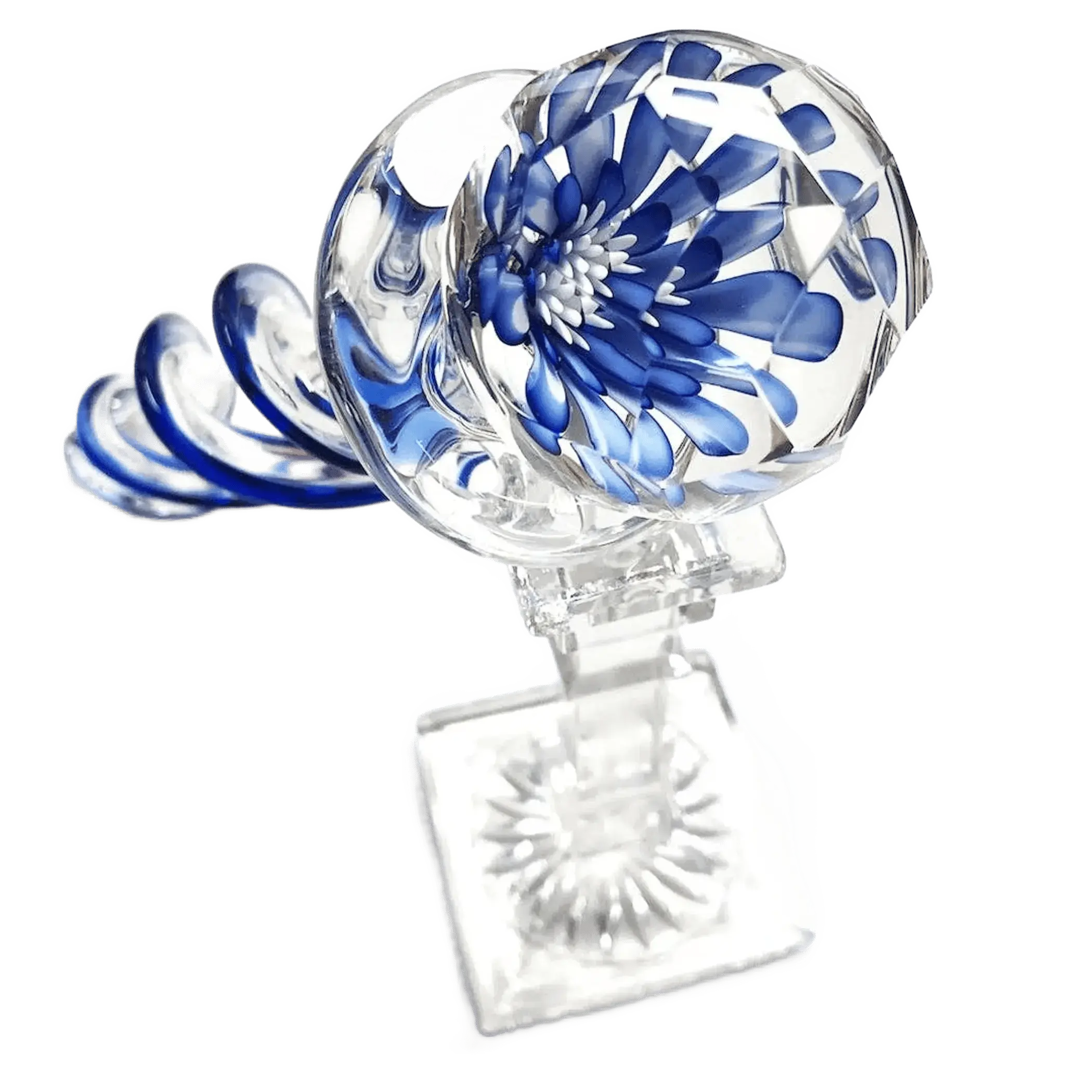 Faceted Implosion Twist Dildo Crystal Delights