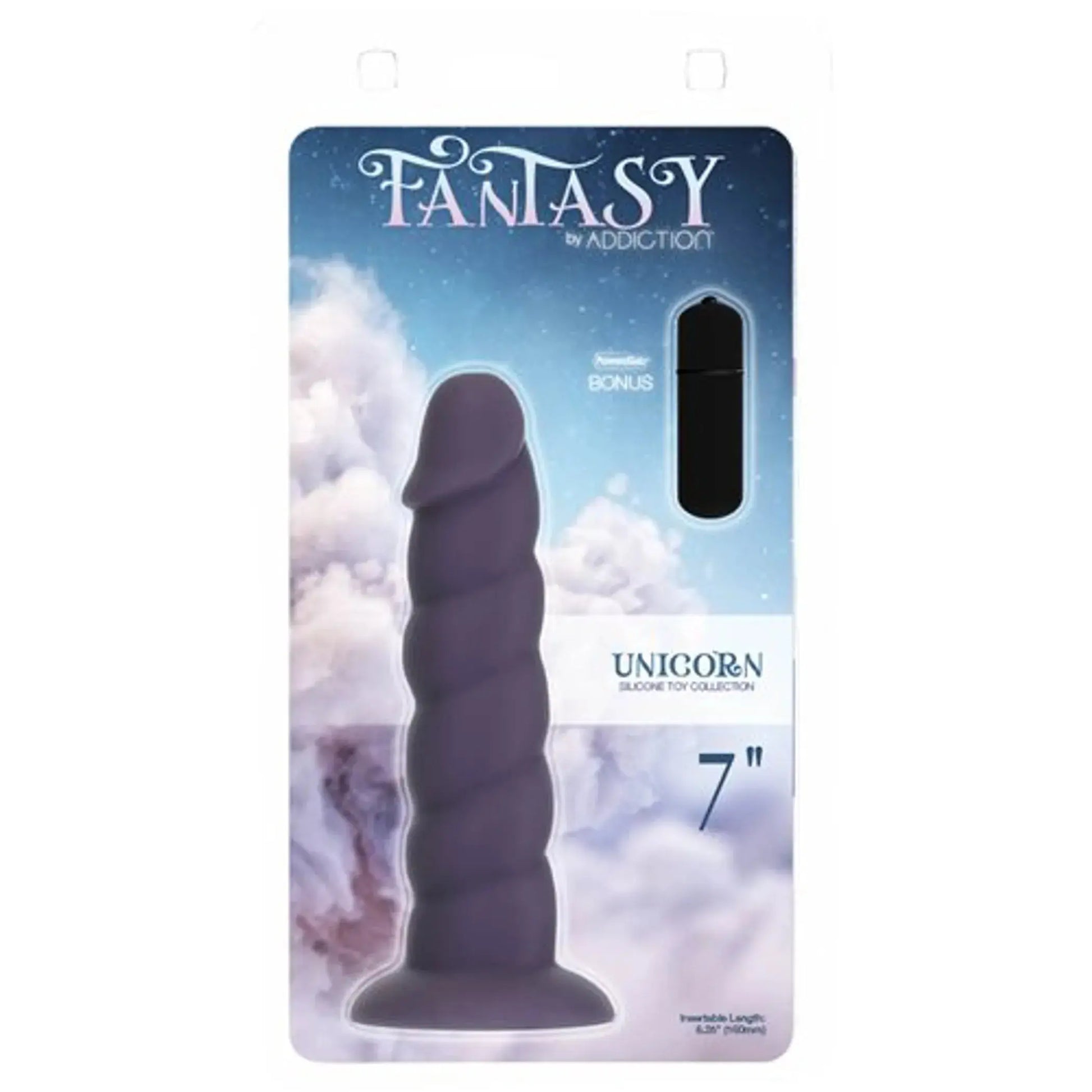 Fantasy Addiction 7-Inch Unicorn Purple With Bullet BMS Enterprises