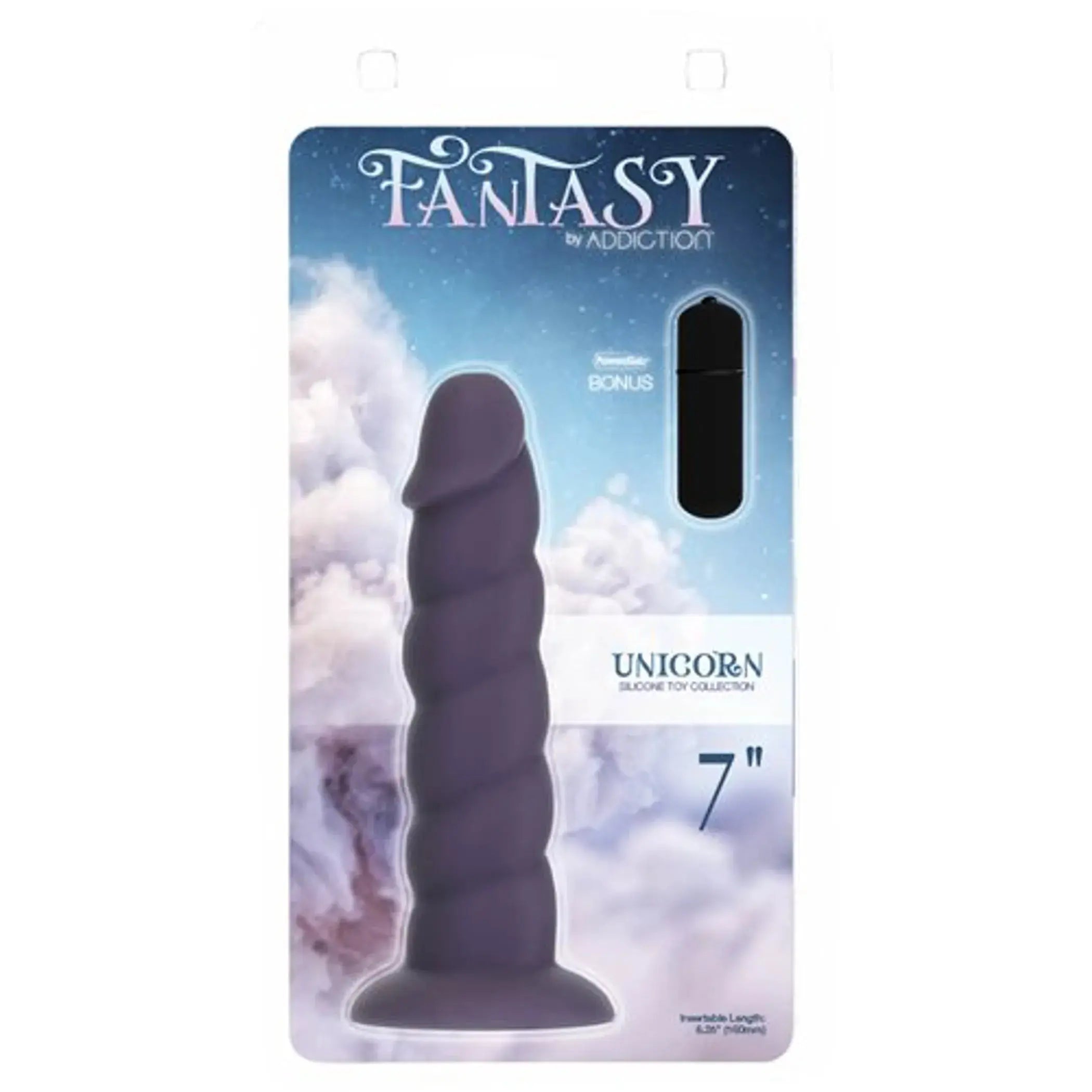 Fantasy Addiction 7-Inch Unicorn Purple With Bullet BMS Enterprises
