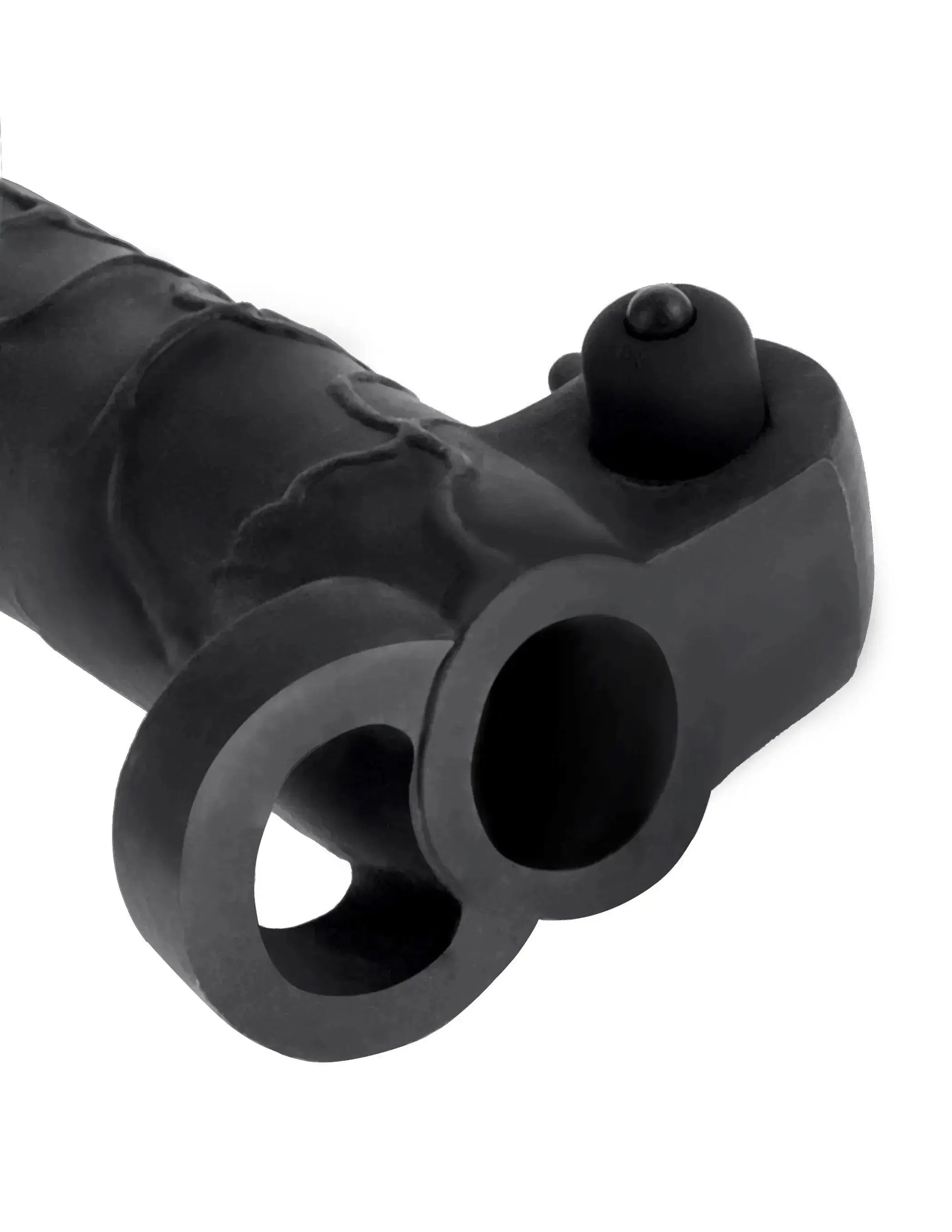 Fantasy X-Tensions Vibrating Real Feel Extension - Black Pipedream Products