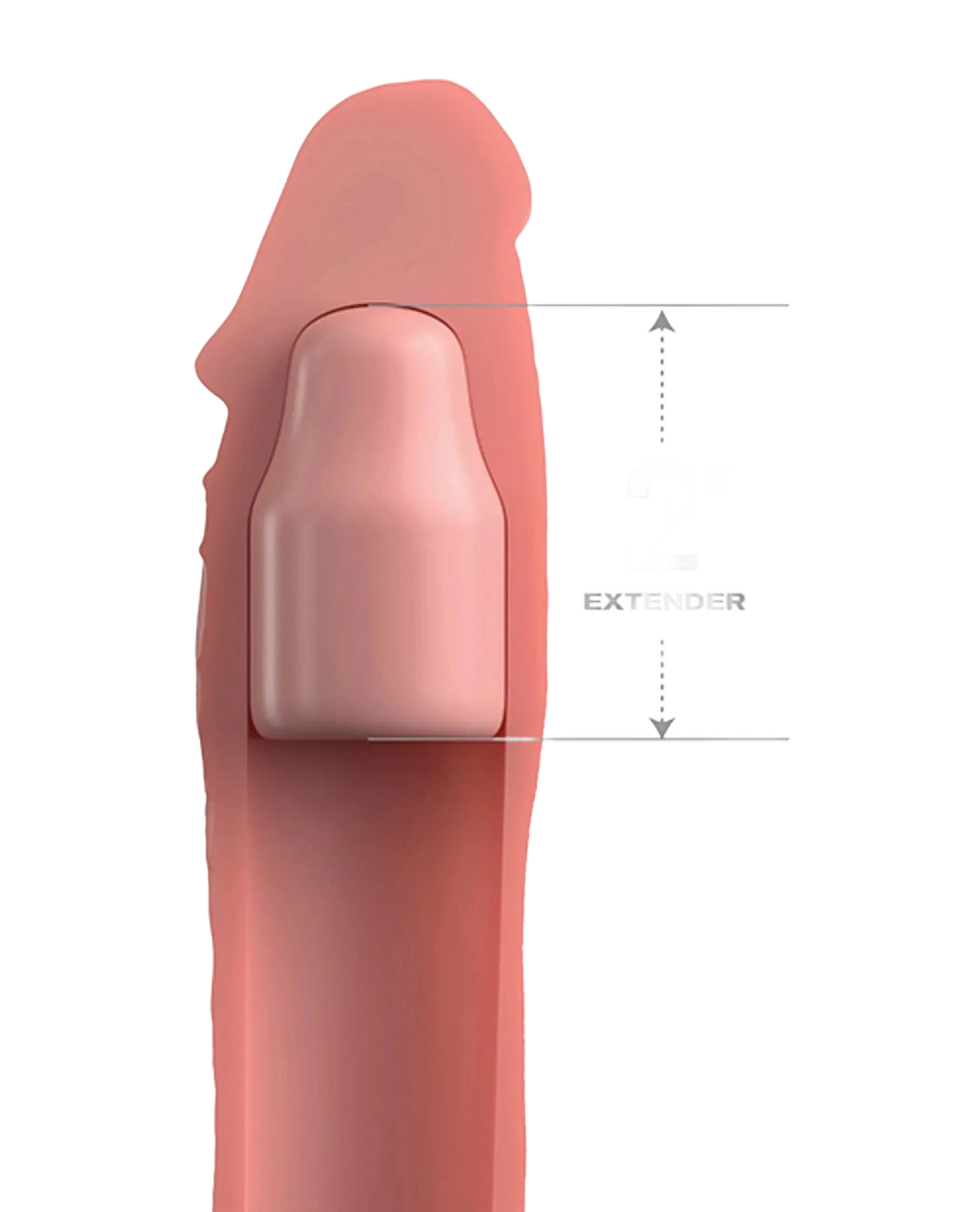 FANTASY X-TENSIONS ELITE 6IN EXTENSION W/ STRAP LIGHT Pipedream Products