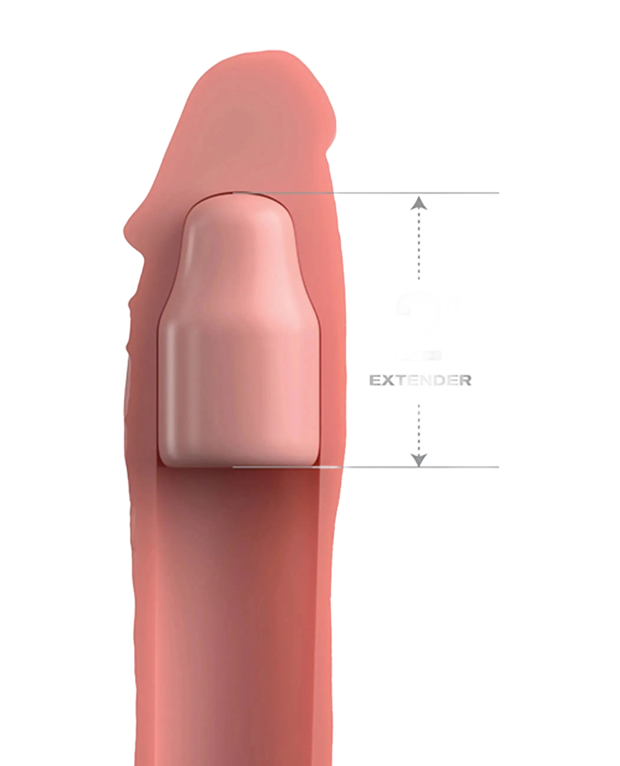 FANTASY X-TENSIONS ELITE 6IN EXTENSION W/ STRAP LIGHT Pipedream Products