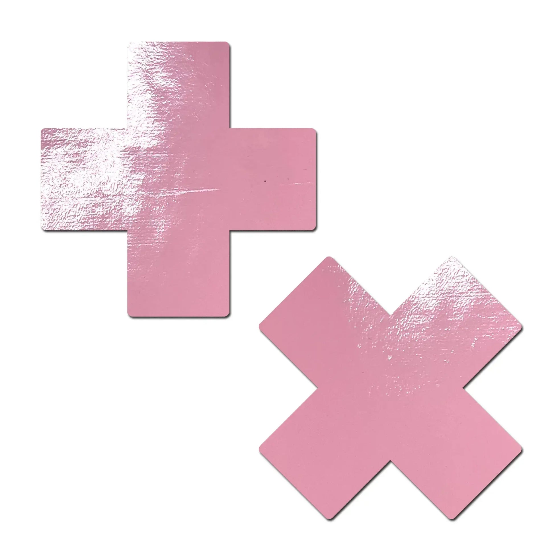 Faux Latex Baby Pink X Pasties Pastease