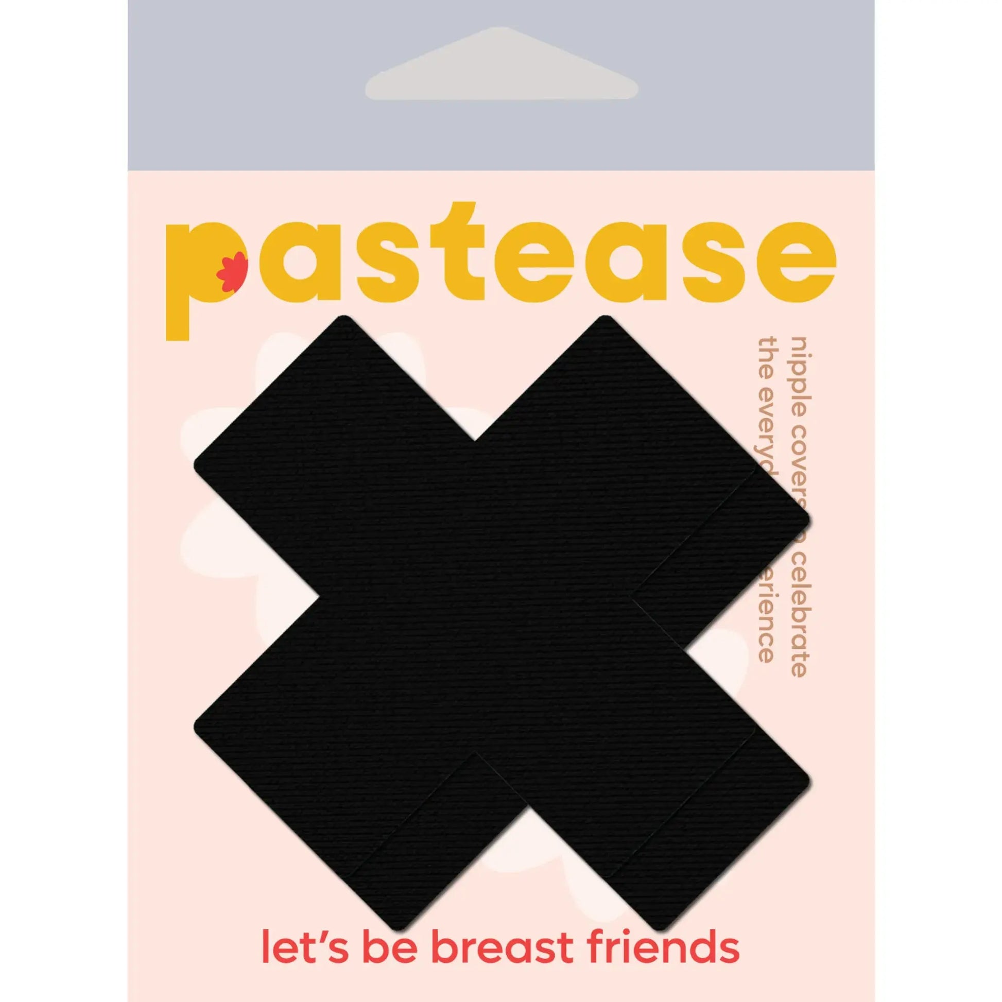 Faux Latex Black Crosses Pastease