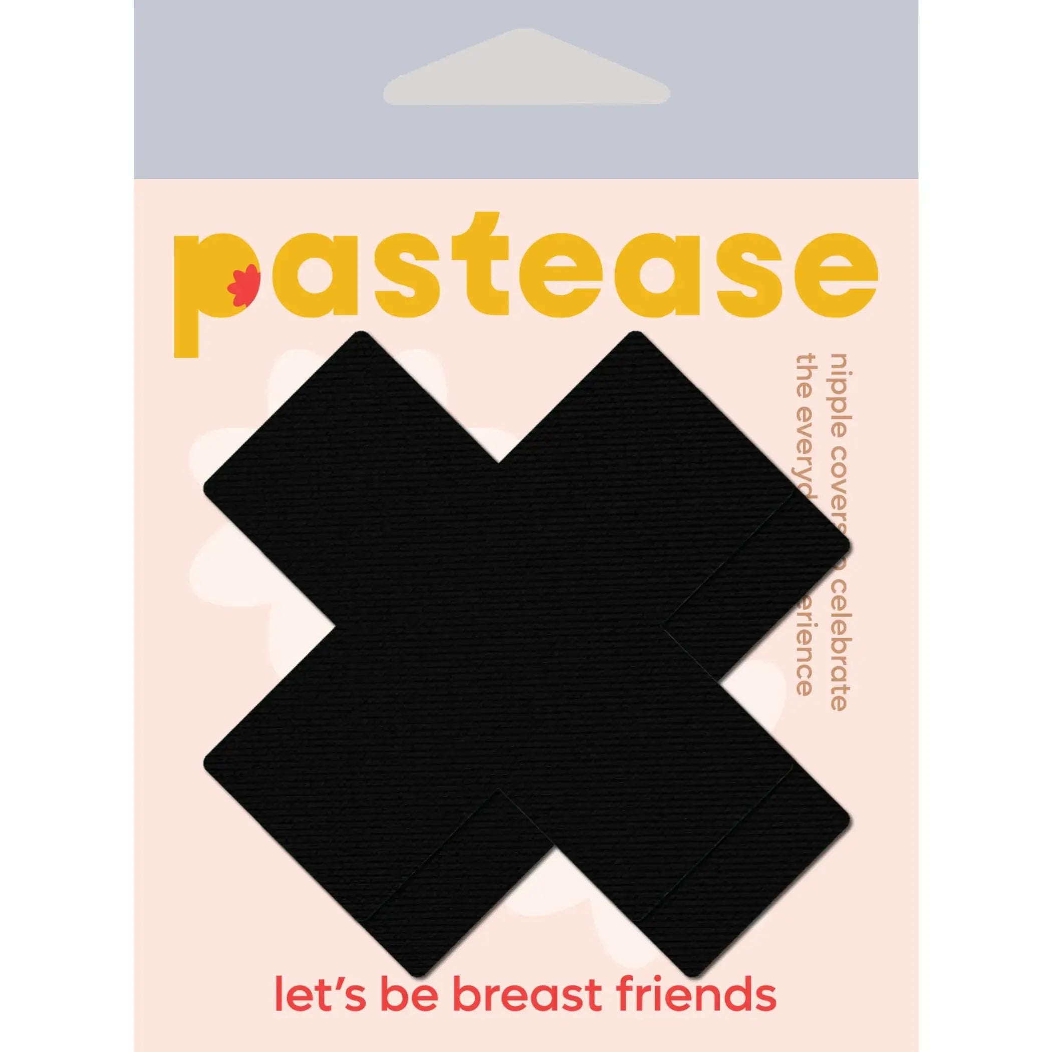 Faux Latex Black Crosses Pastease