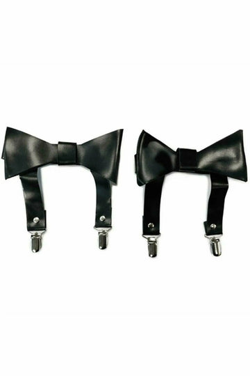 Faux Leather Garters Daisy Corsets