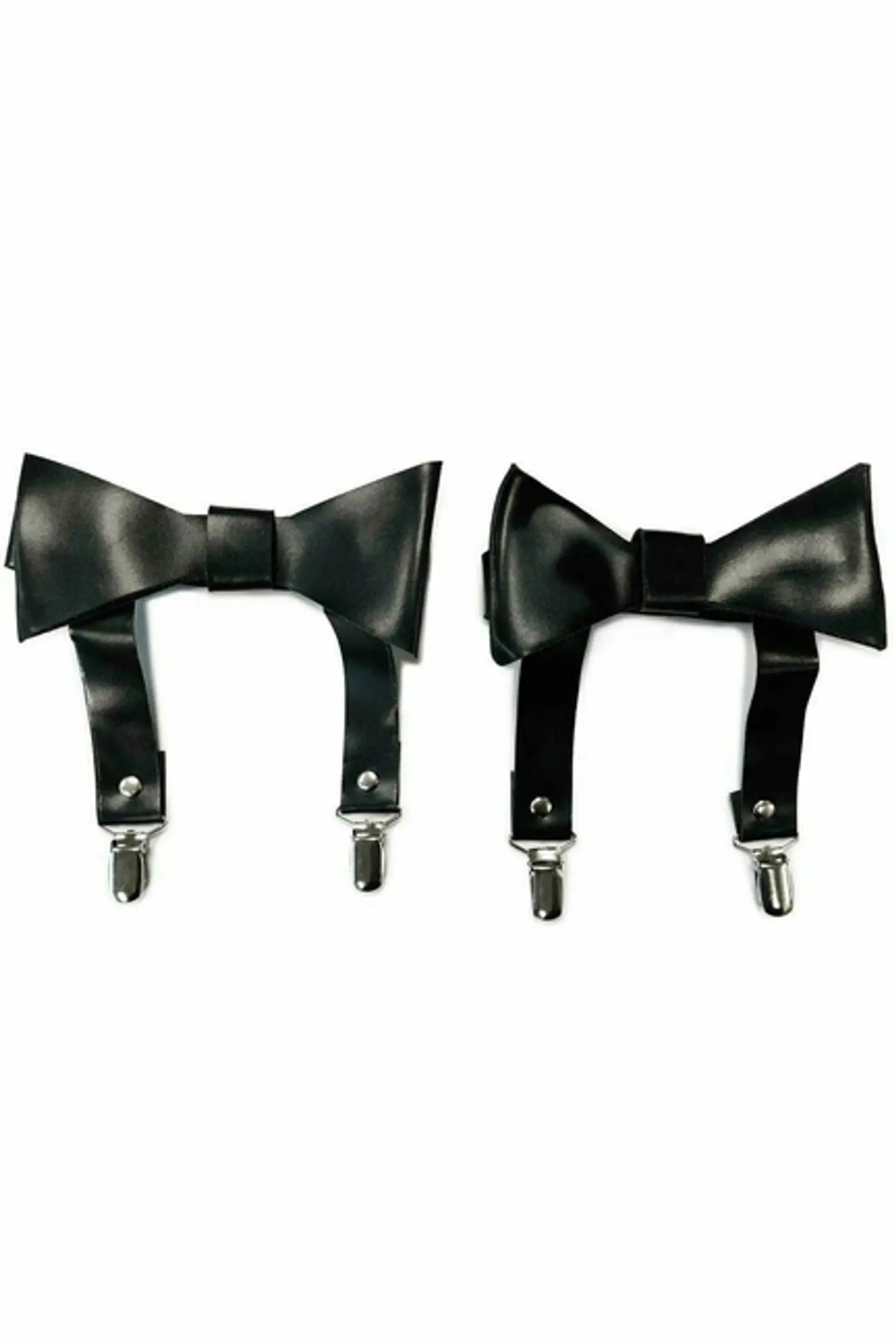 Faux Leather Garters Daisy Corsets