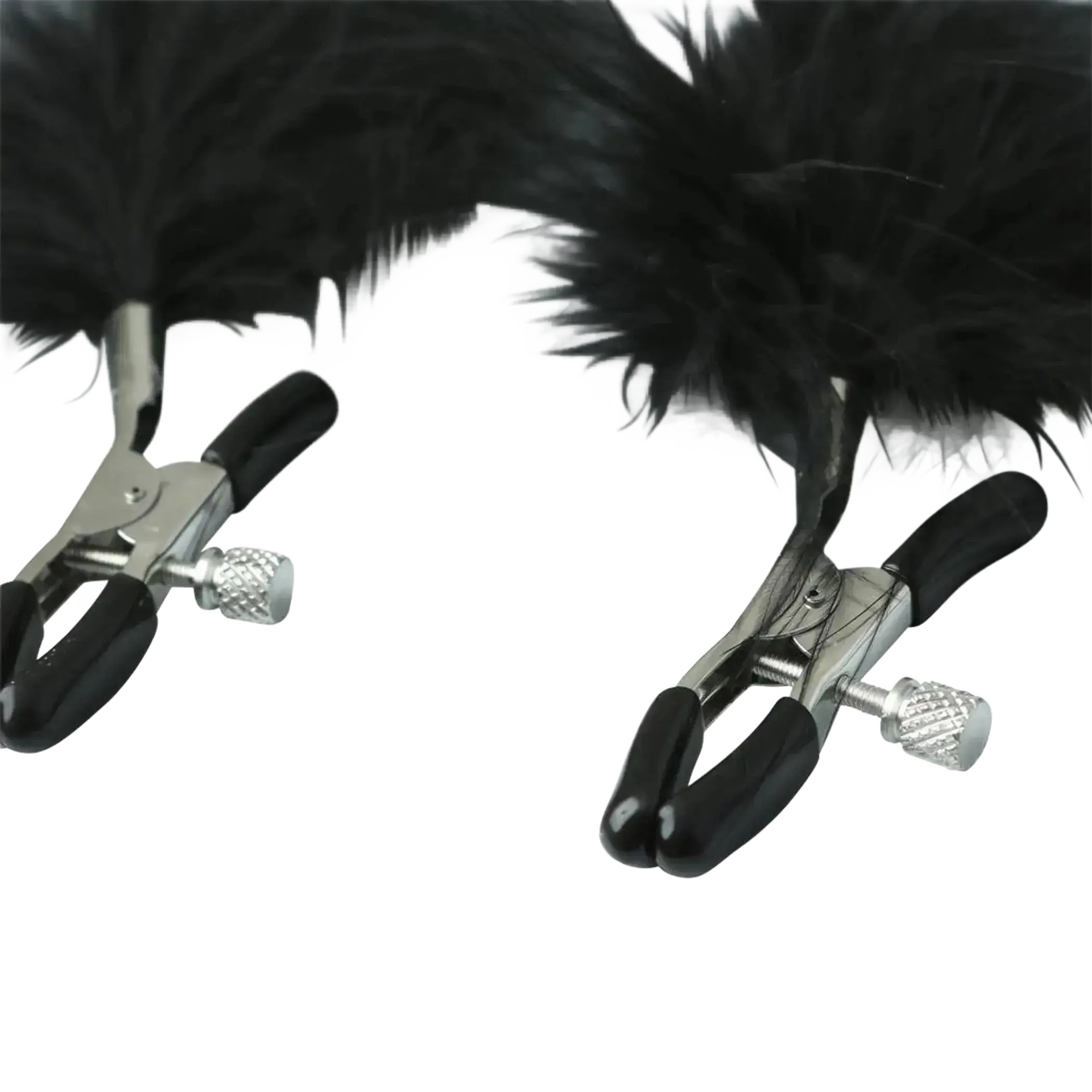 SEX & MISCHIEF FEATHERED NIPPLE CLAMPS Sport Sheets