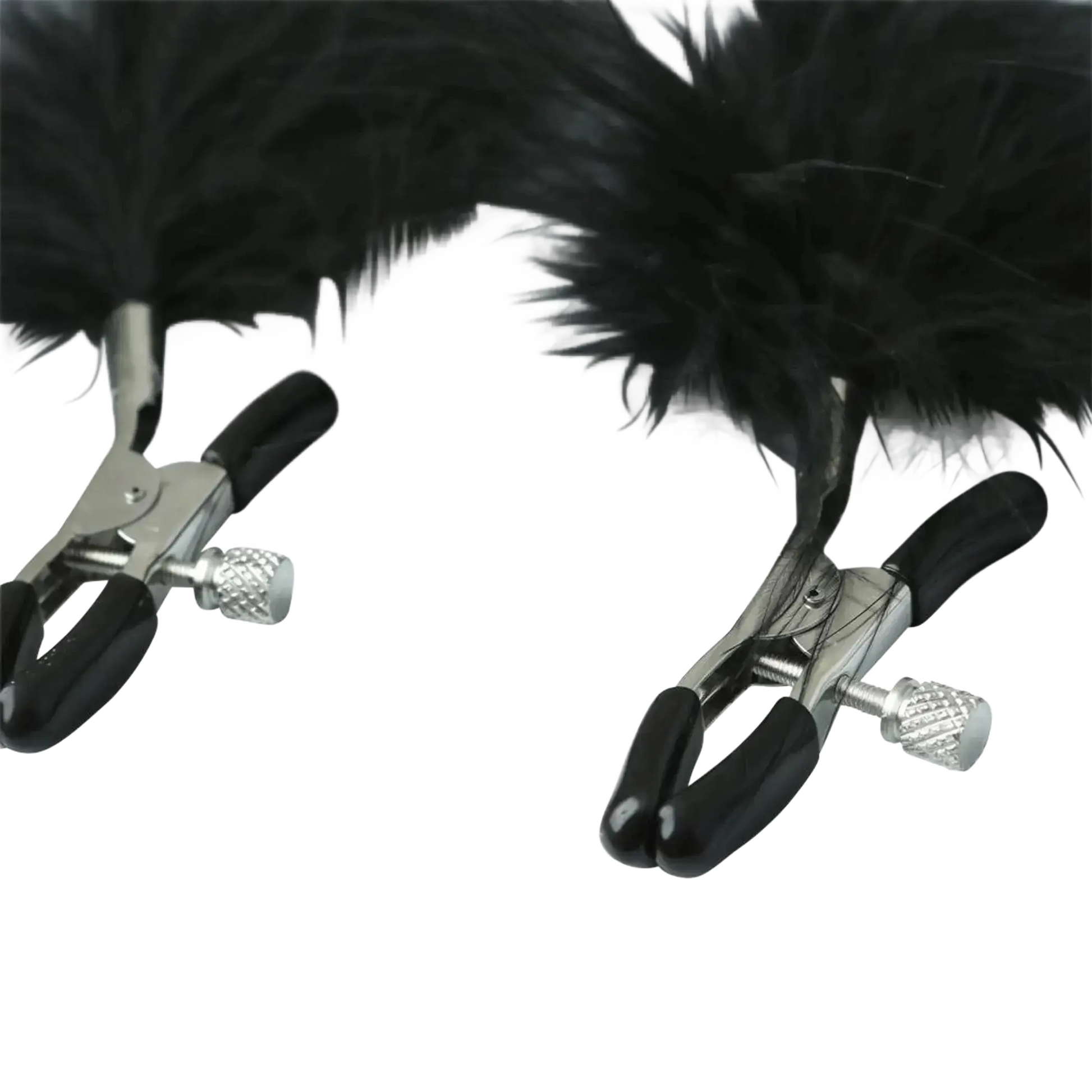 SEX & MISCHIEF FEATHERED NIPPLE CLAMPS Sport Sheets