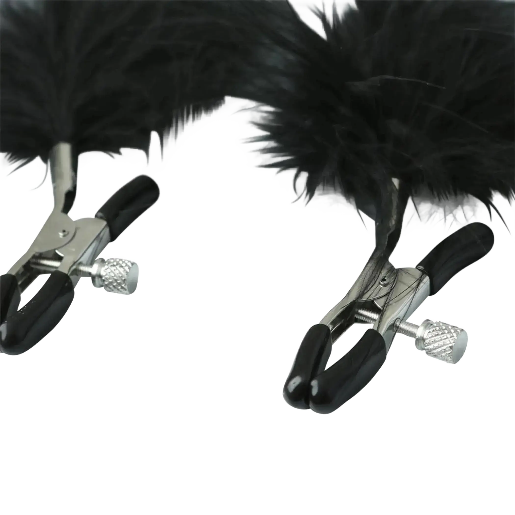 SEX & MISCHIEF FEATHERED NIPPLE CLAMPS Sport Sheets