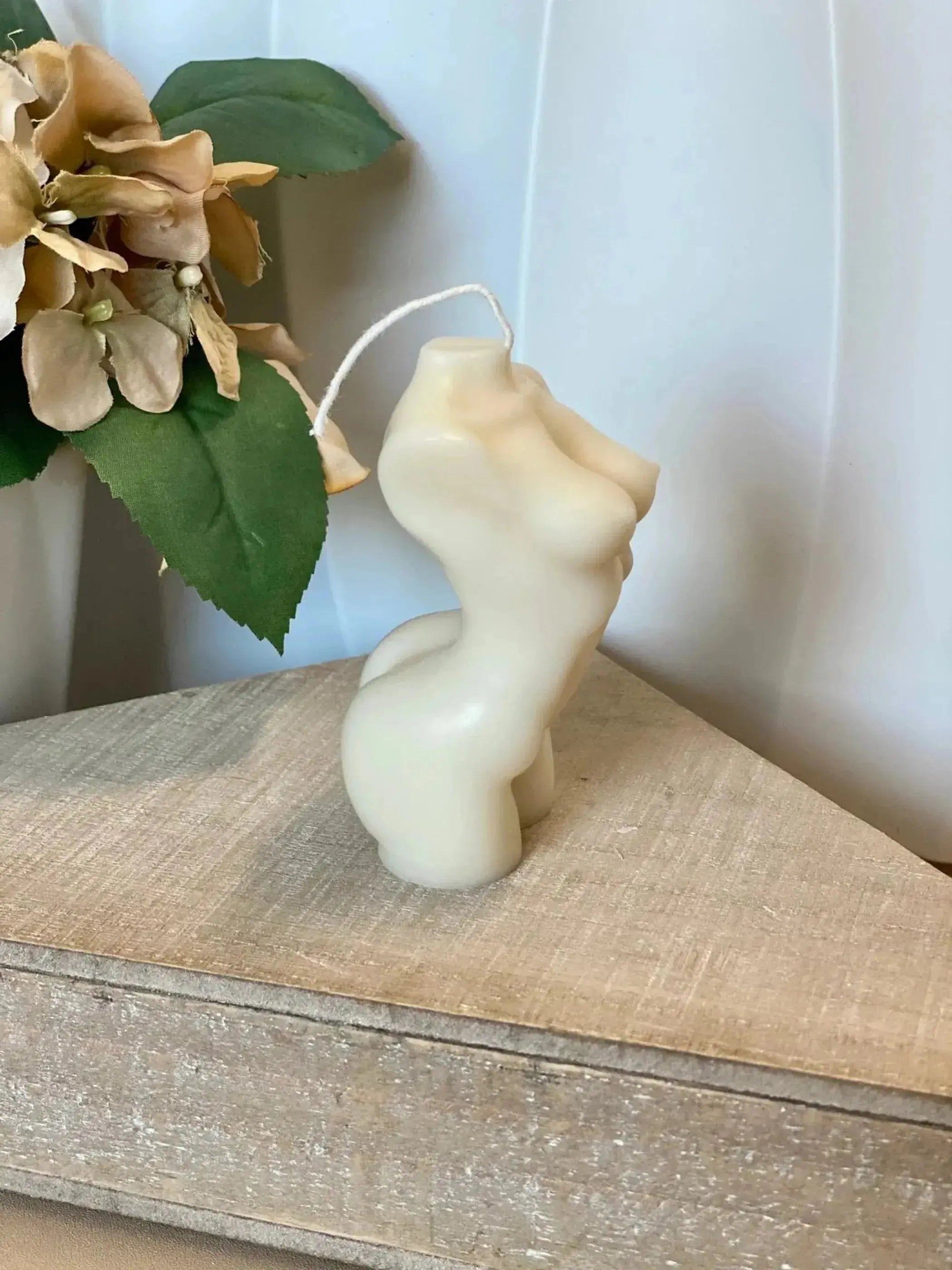 Female Body Sculpture Soy Wax Scented Candle AmberLane