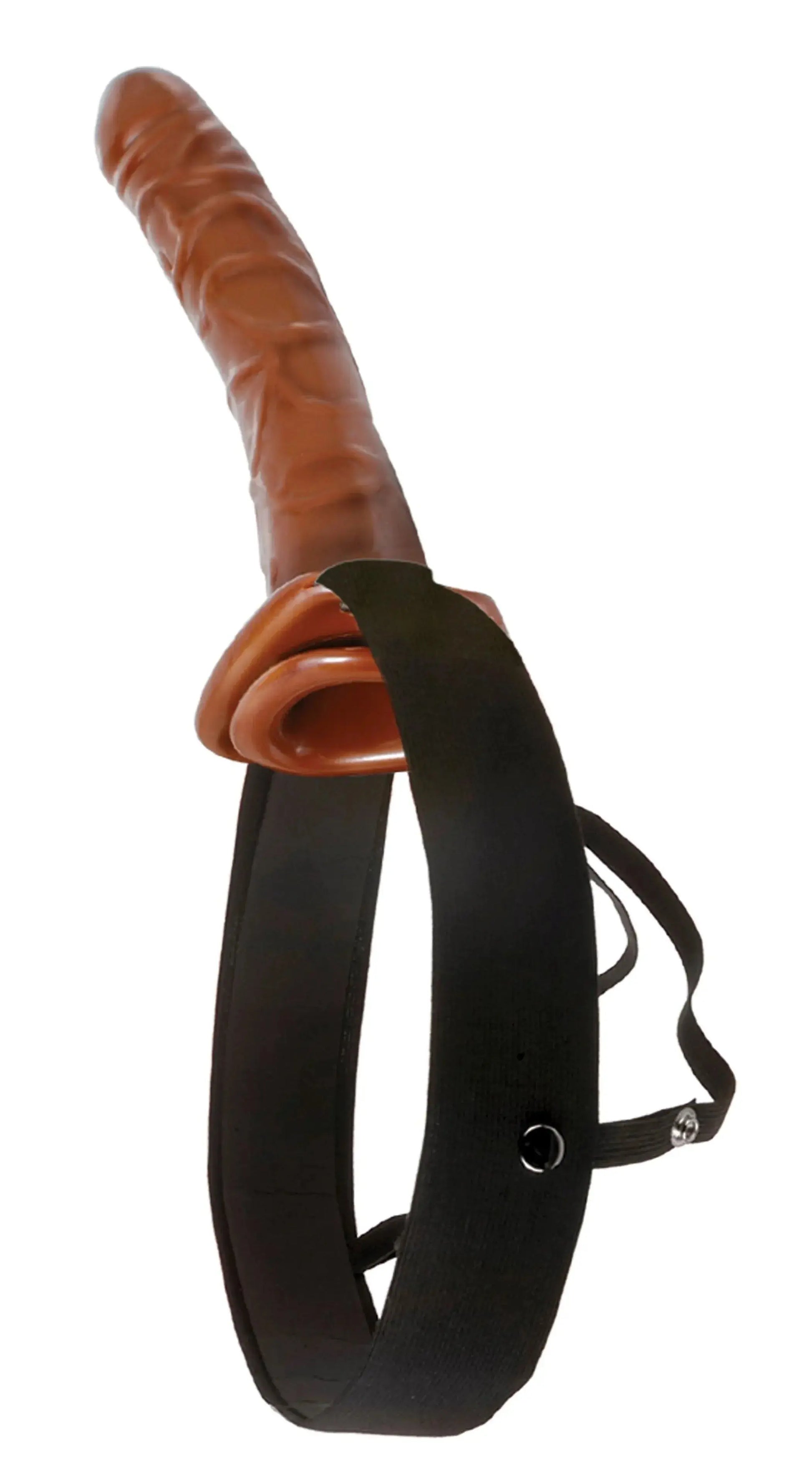 Fetish Fantasy 10in Chocolate Dream Hollow Strap-On Pipedream Products