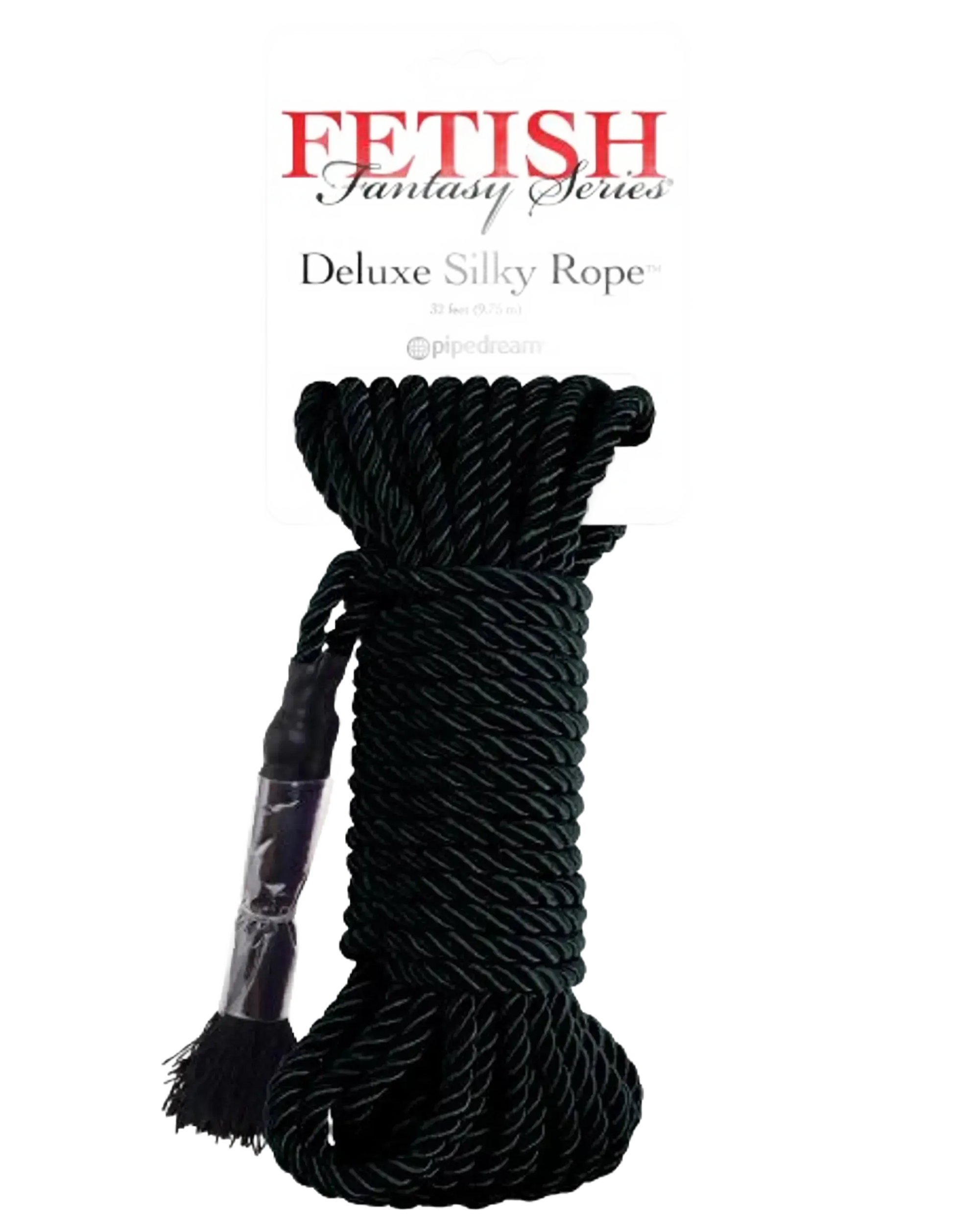 FETISH FANTASY SERIES DELUXE SILK ROPE BLACK Pipedream Products