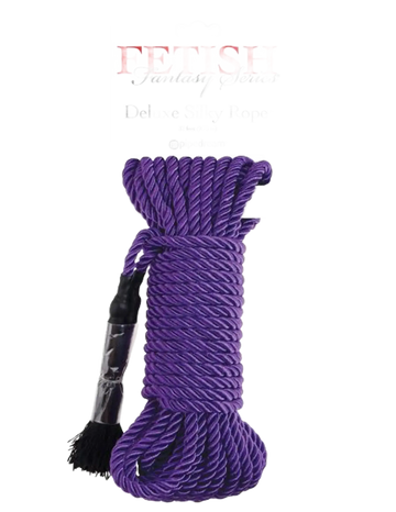 FETISH FANTASY SERIES DELUXE SILK ROPE PURPLE Pipedream Products