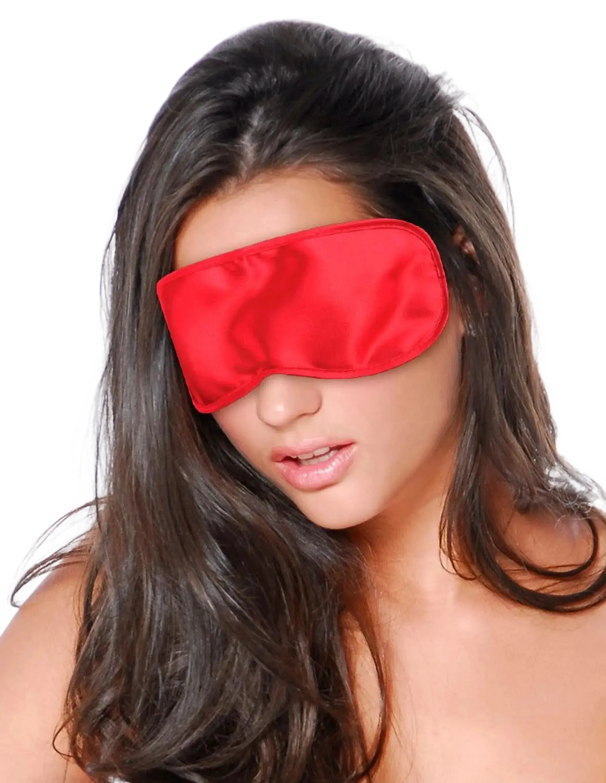 FETISH FANTASY LOVE MASK-RED SATIN Pipedream Products