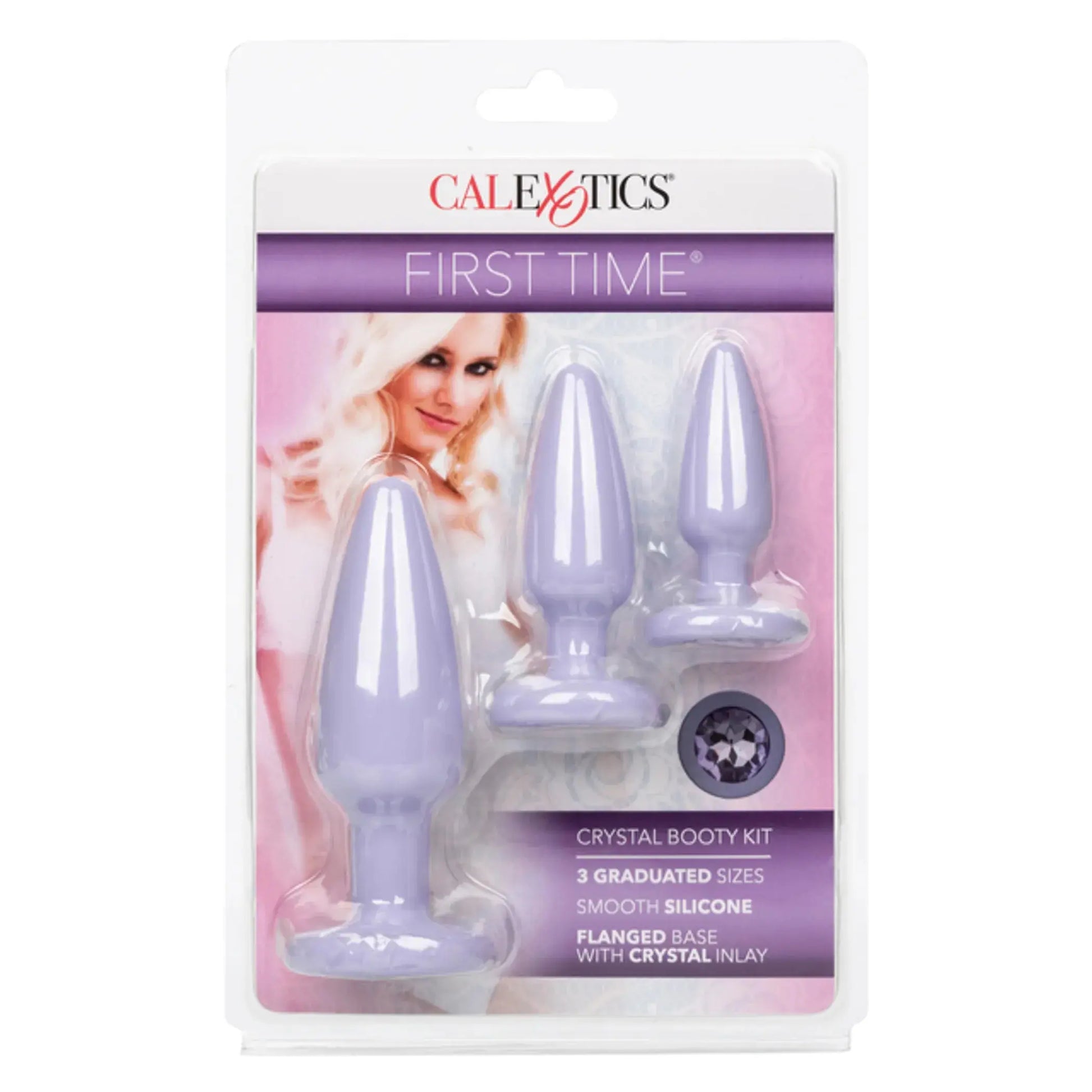 First Time Crystal Booty Kit Purple California Exotic Novelties