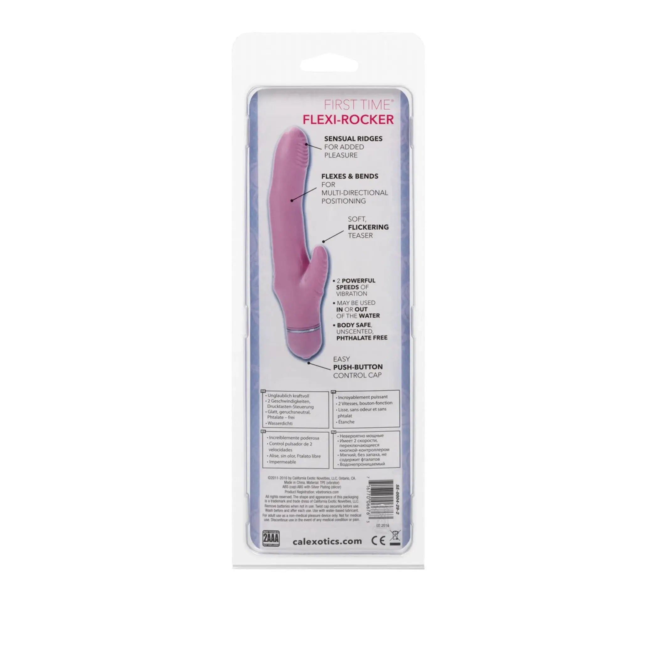 First Time Flexi Rocker Pink California Exotic Novelties