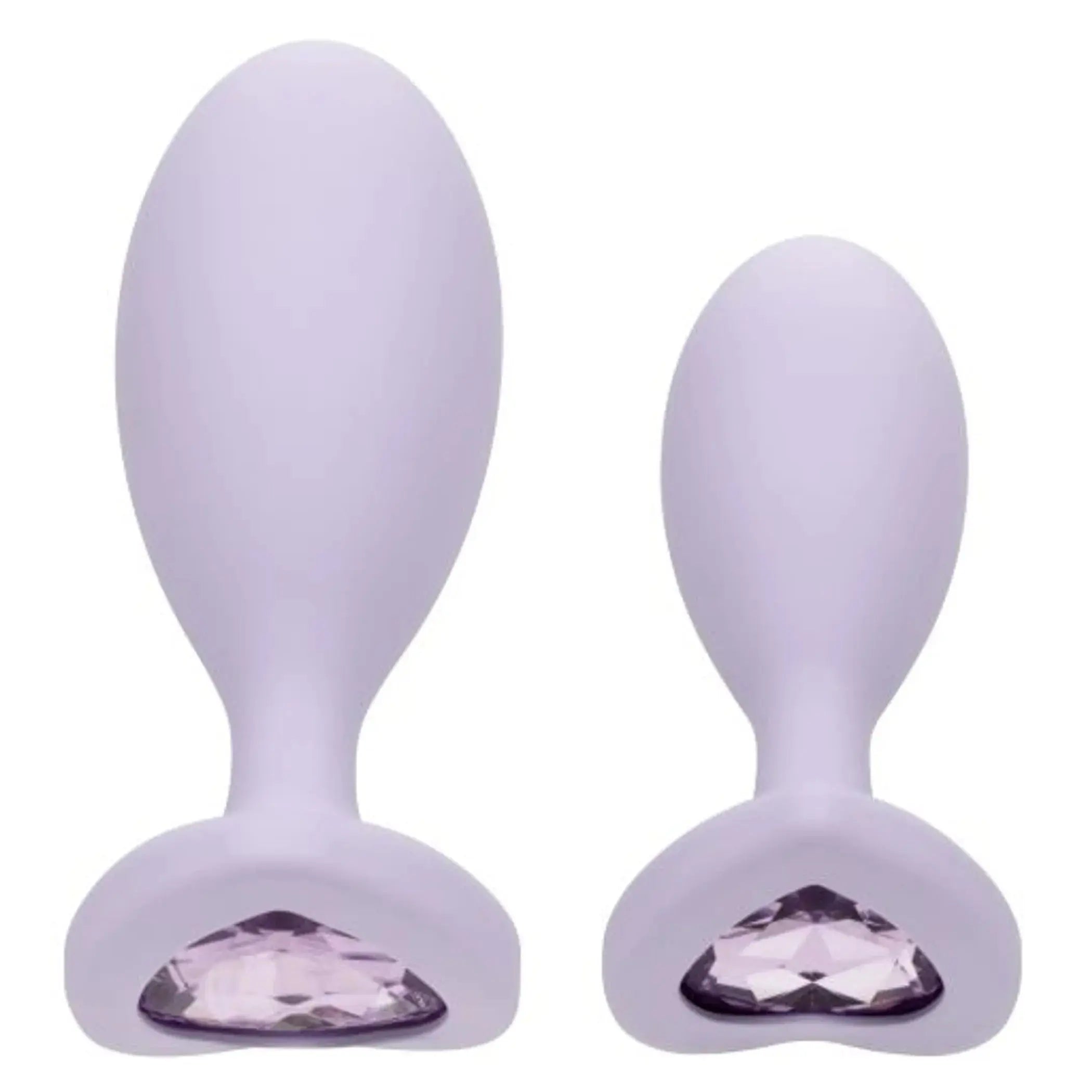 First Time Love Crystal Booty Duo Purple California Exotic Novelties