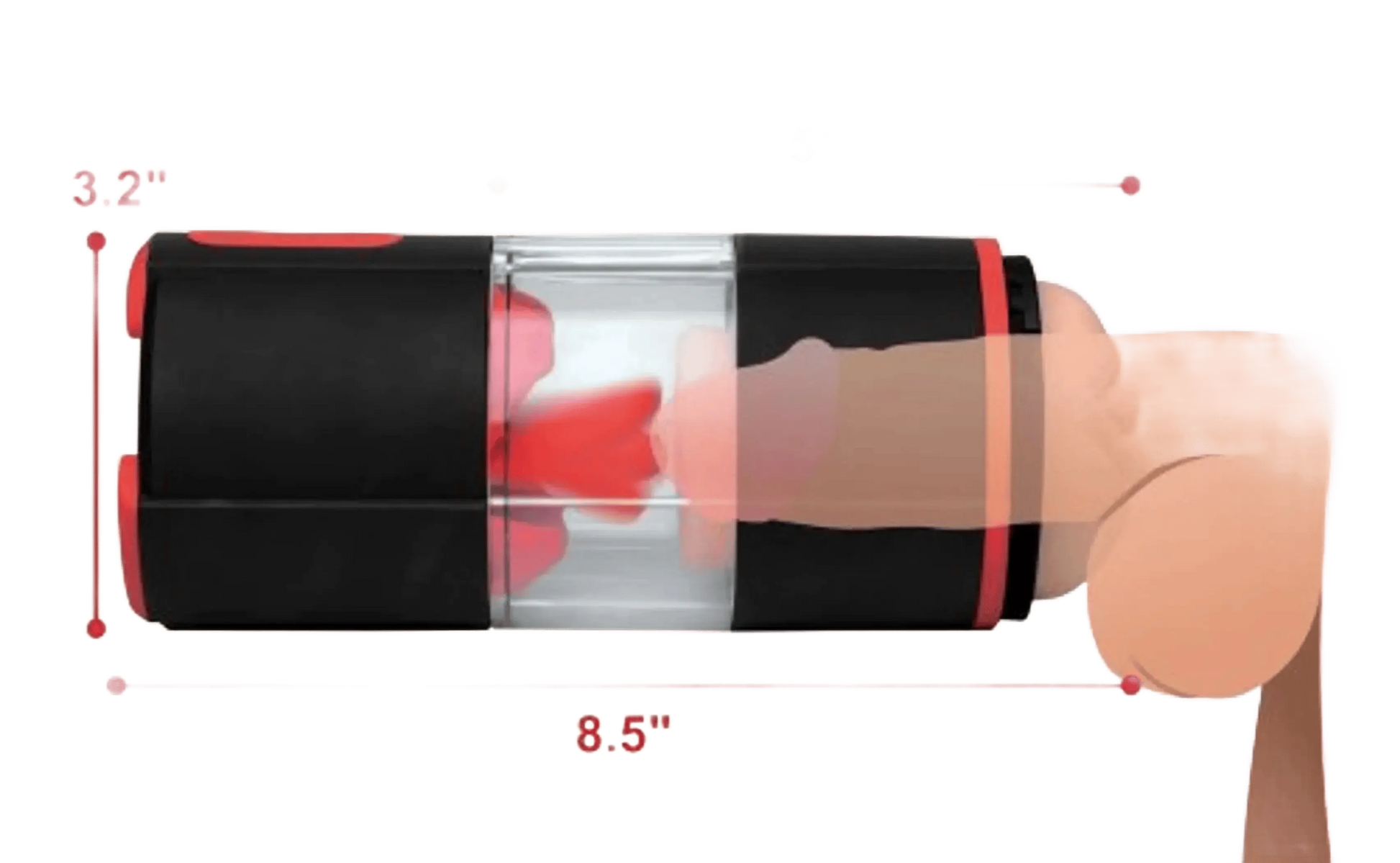 LOVEBOTZ FLICKING TONGUE MASTURBATOR XR Brands