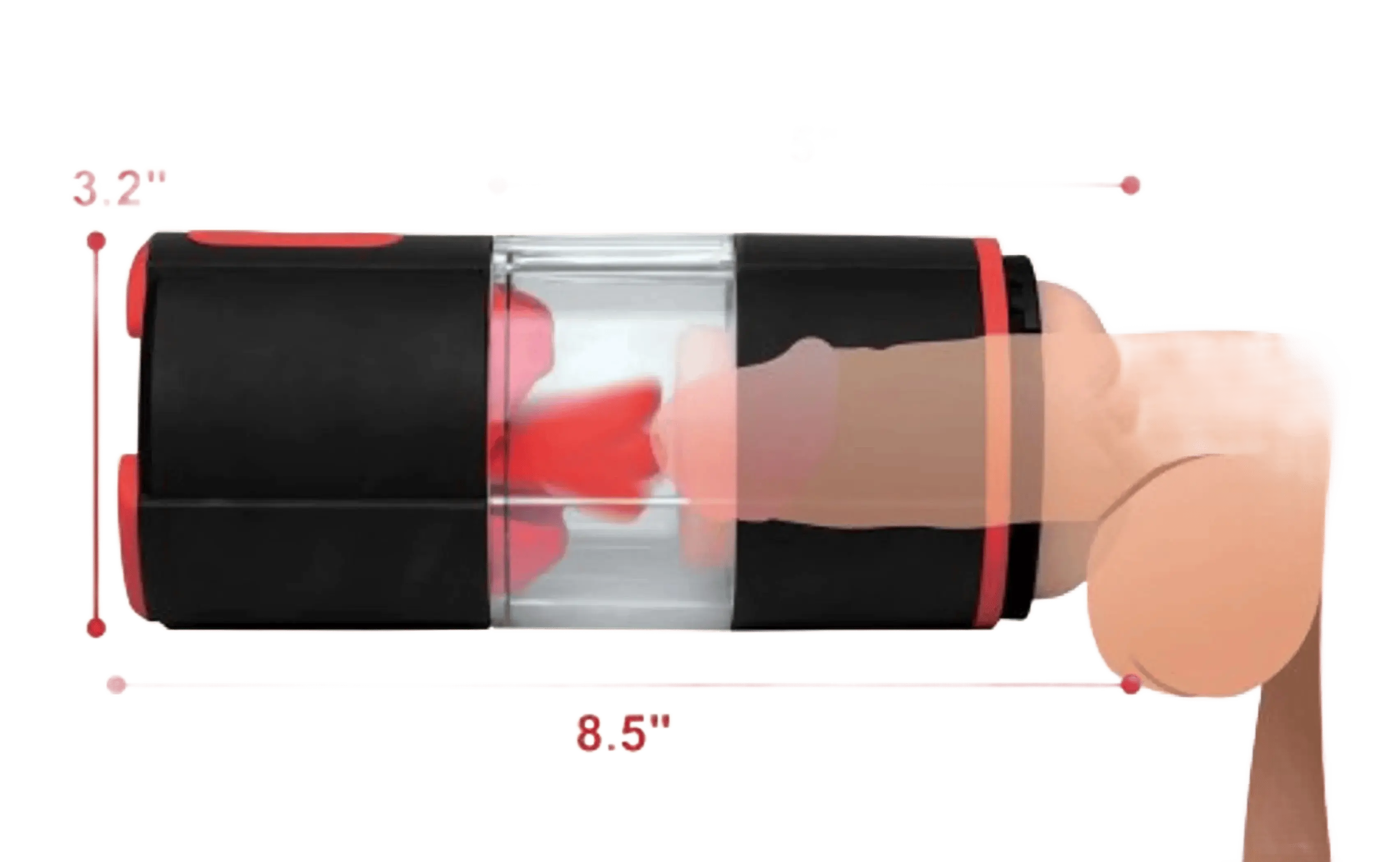 LOVEBOTZ FLICKING TONGUE MASTURBATOR XR Brands