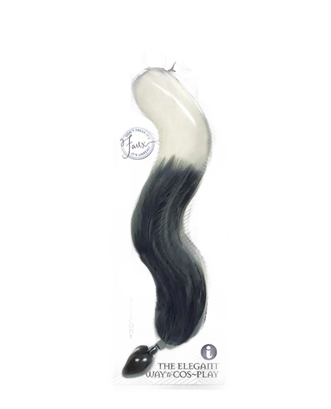 FOXY TAIL SILICONE BUTT PLUG GREY Icon Brands