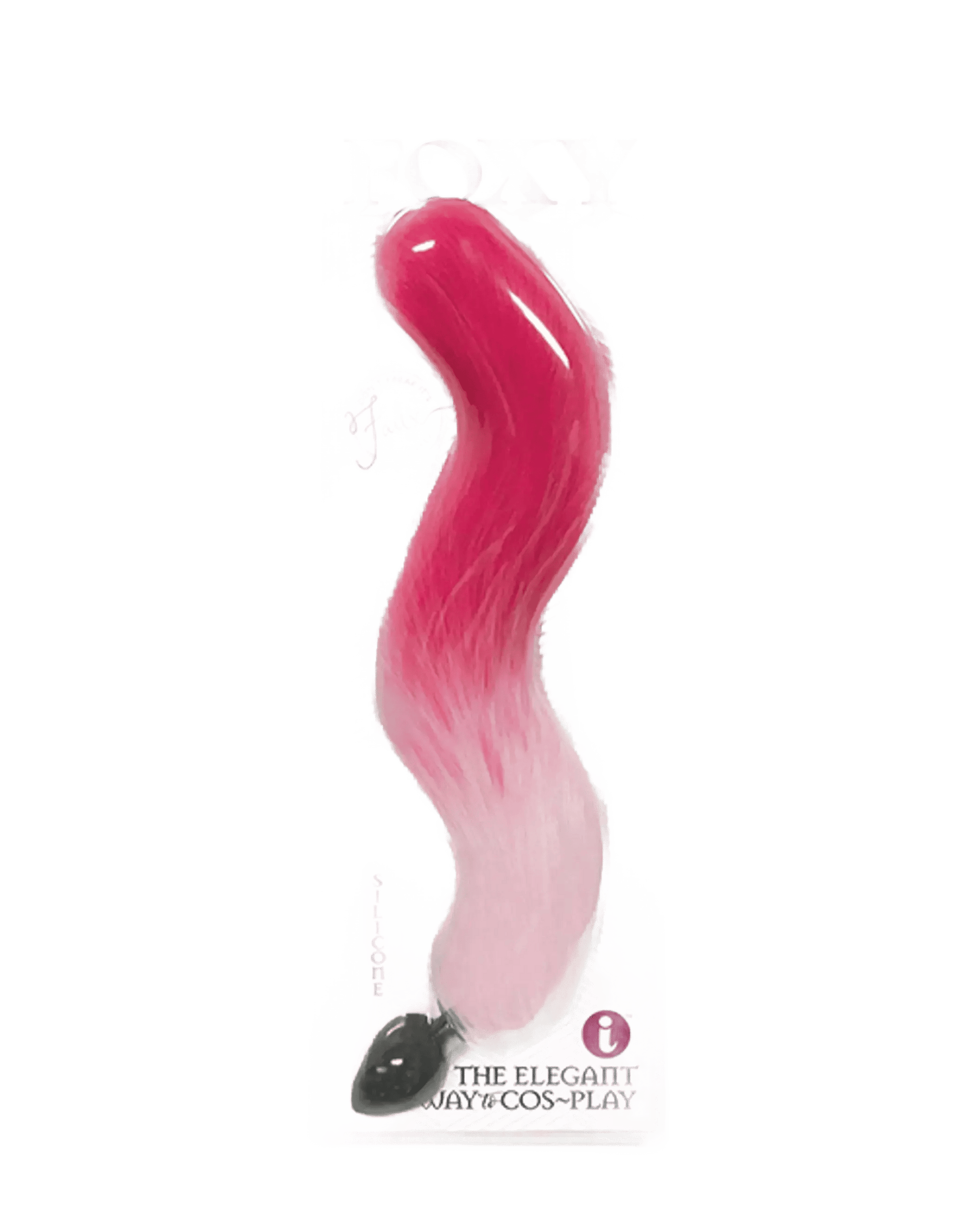 FOXY TAIL SILICONE BUTT PLUG PINK Icon Brands