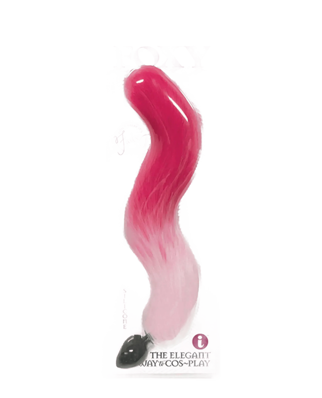 FOXY TAIL SILICONE BUTT PLUG PINK Icon Brands
