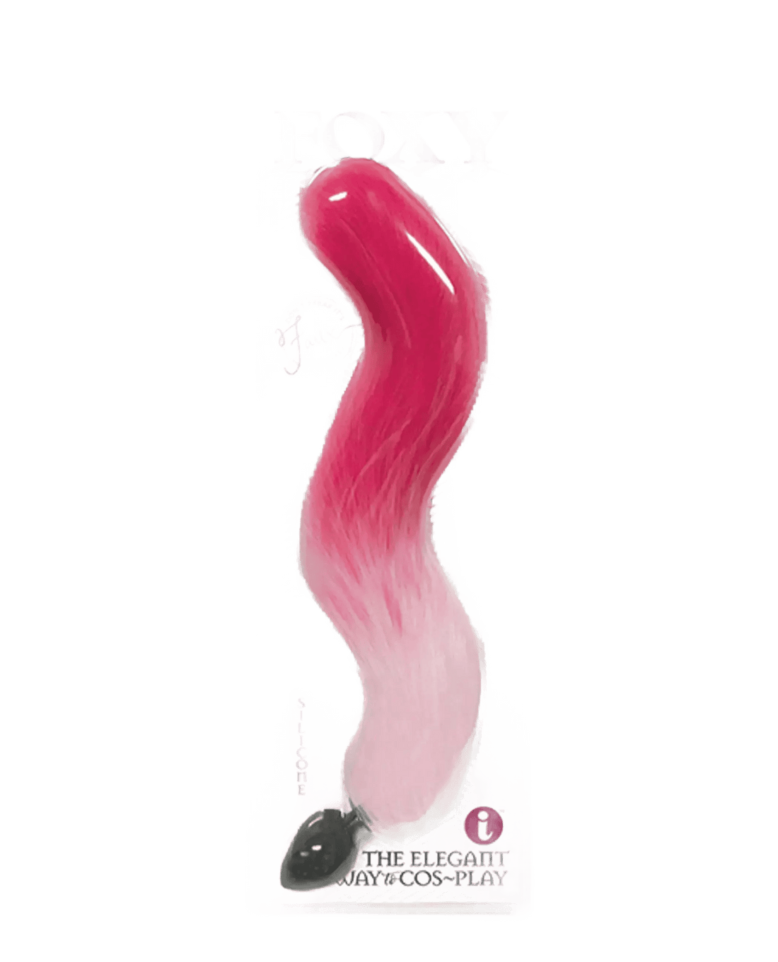 FOXY TAIL SILICONE BUTT PLUG PINK Icon Brands