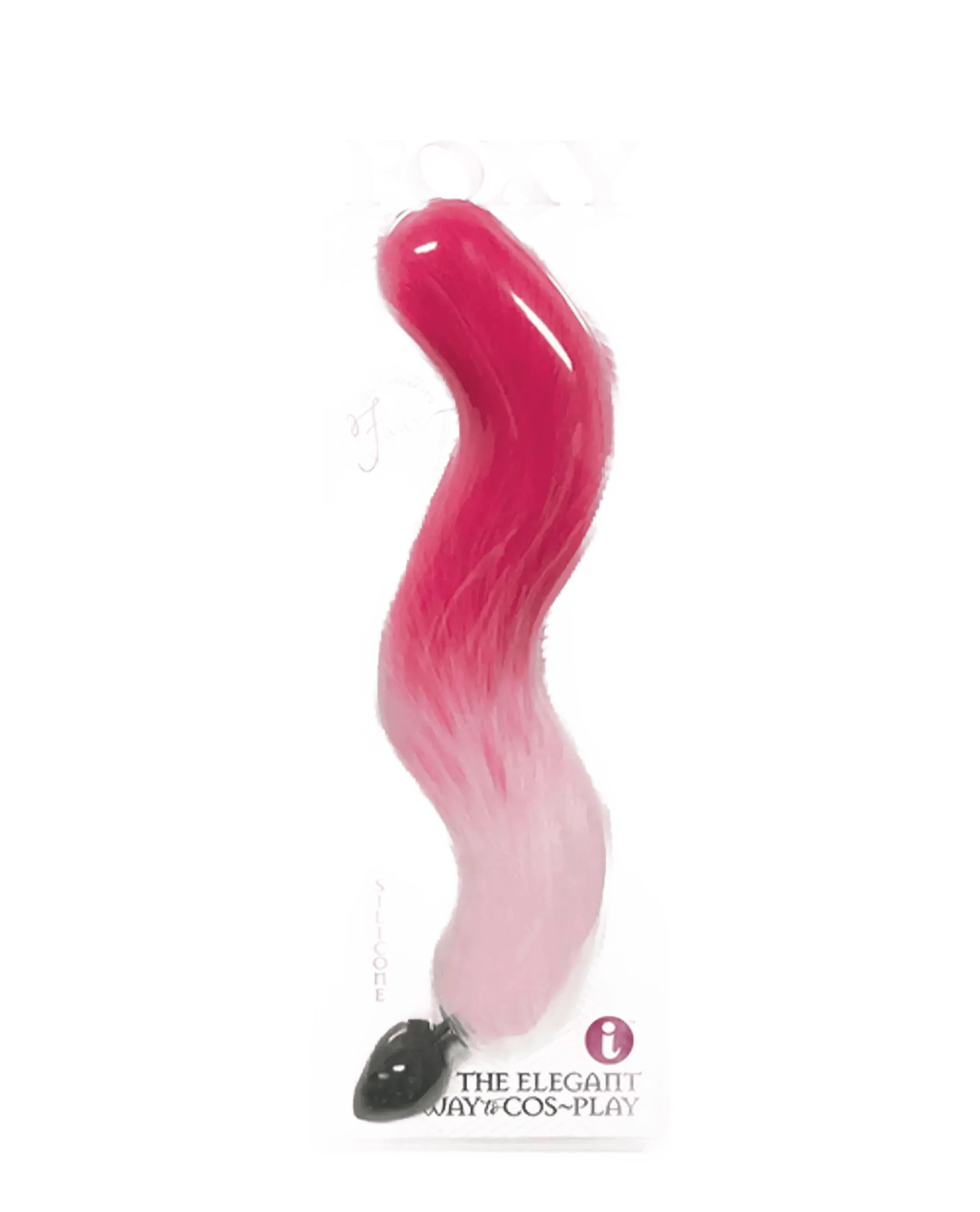 FOXY TAIL SILICONE BUTT PLUG PINK Icon Brands