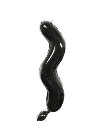 FOXY TAIL SILICONE BUTT PLUG BLACK Icon Brands