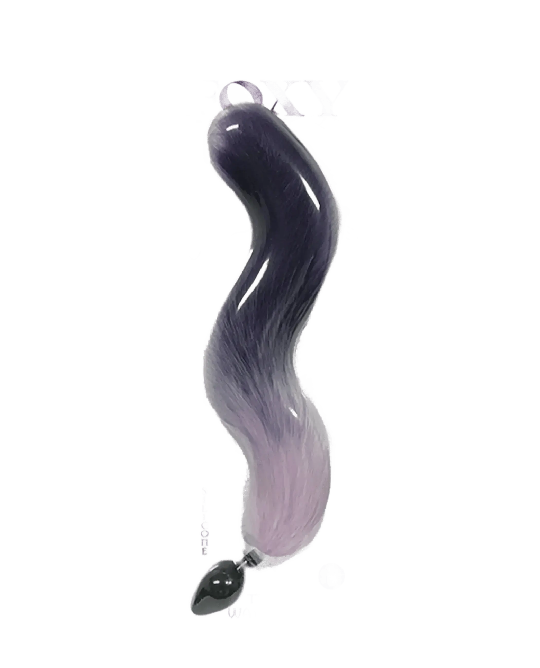 FOXY TAIL SILICONE BUTT PLUG PURPLE Icon Brands