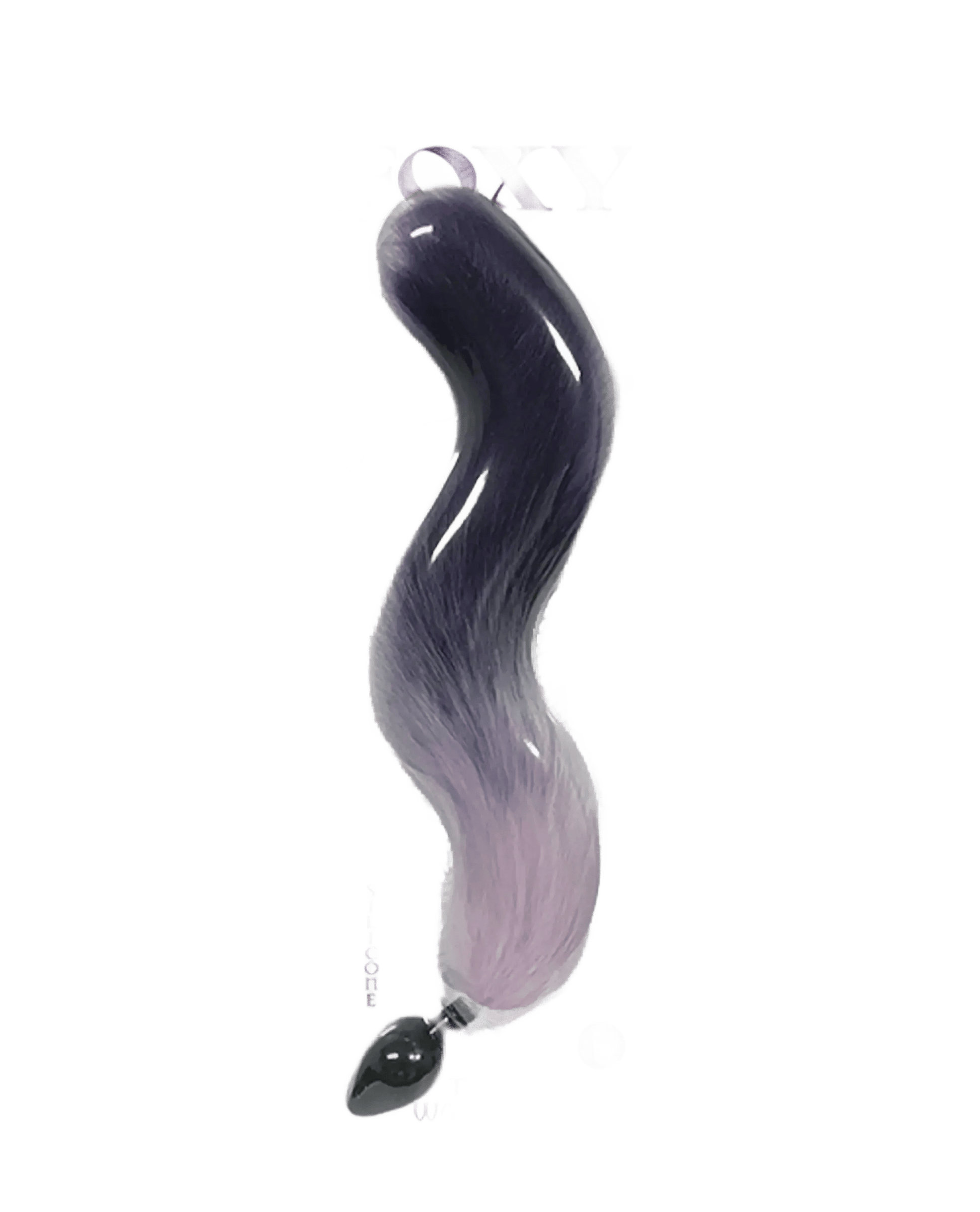 FOXY TAIL SILICONE BUTT PLUG PURPLE Icon Brands